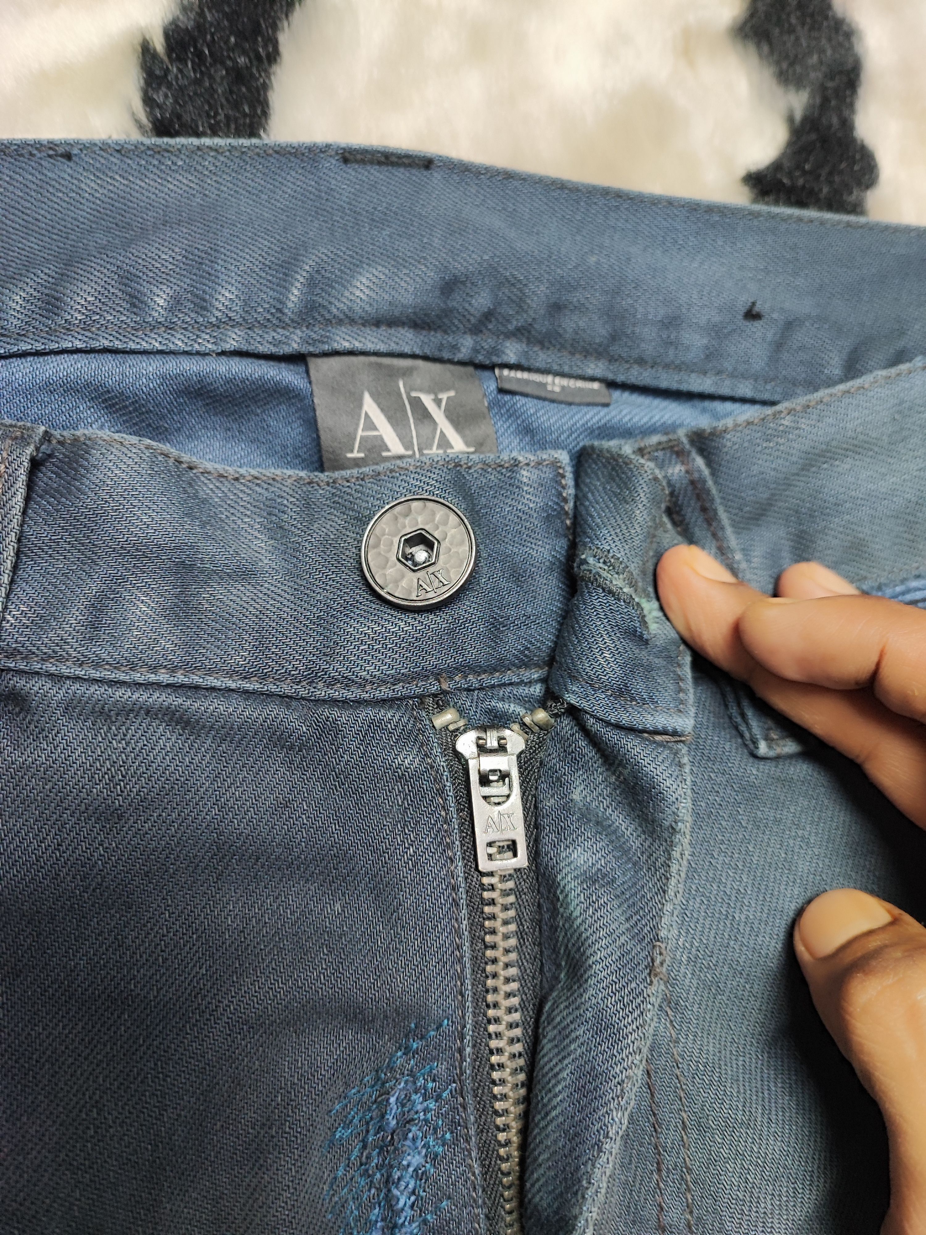 Armani Exchange Armani Exchange Wax Denim Jeans Size US 30 / EU 46 - 9 Thumbnail