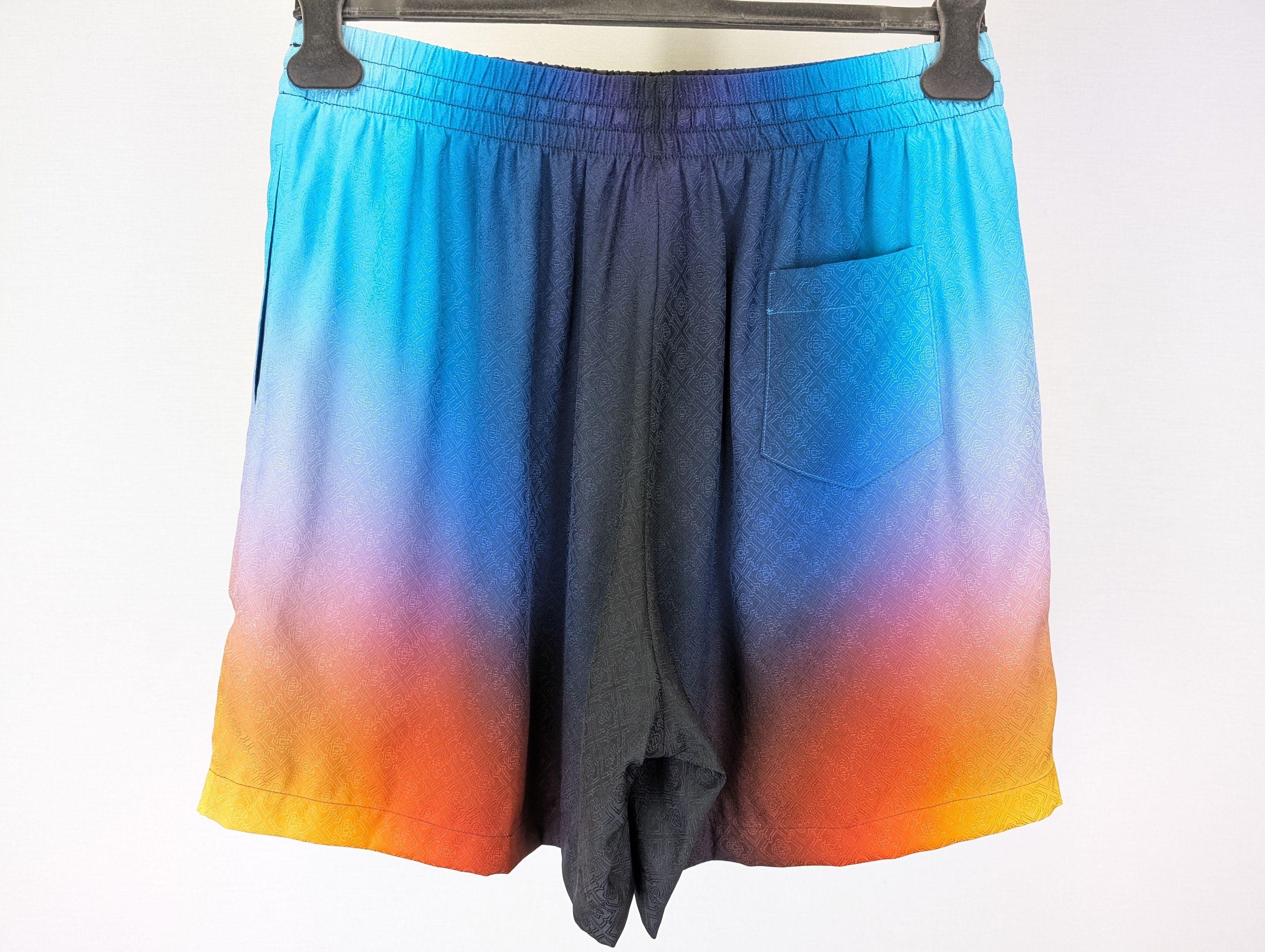 Casablanca o1rshd1 DUP / Drawstring Silk Shorts in Gradient Size US 36 / EU 52 - 12 Thumbnail
