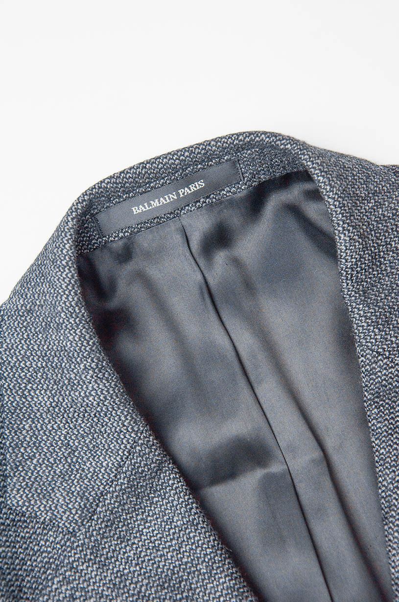 Balmain Balmain Paris Wool Blazer Grey - Size 42 Regular Size 42R - 6 Thumbnail