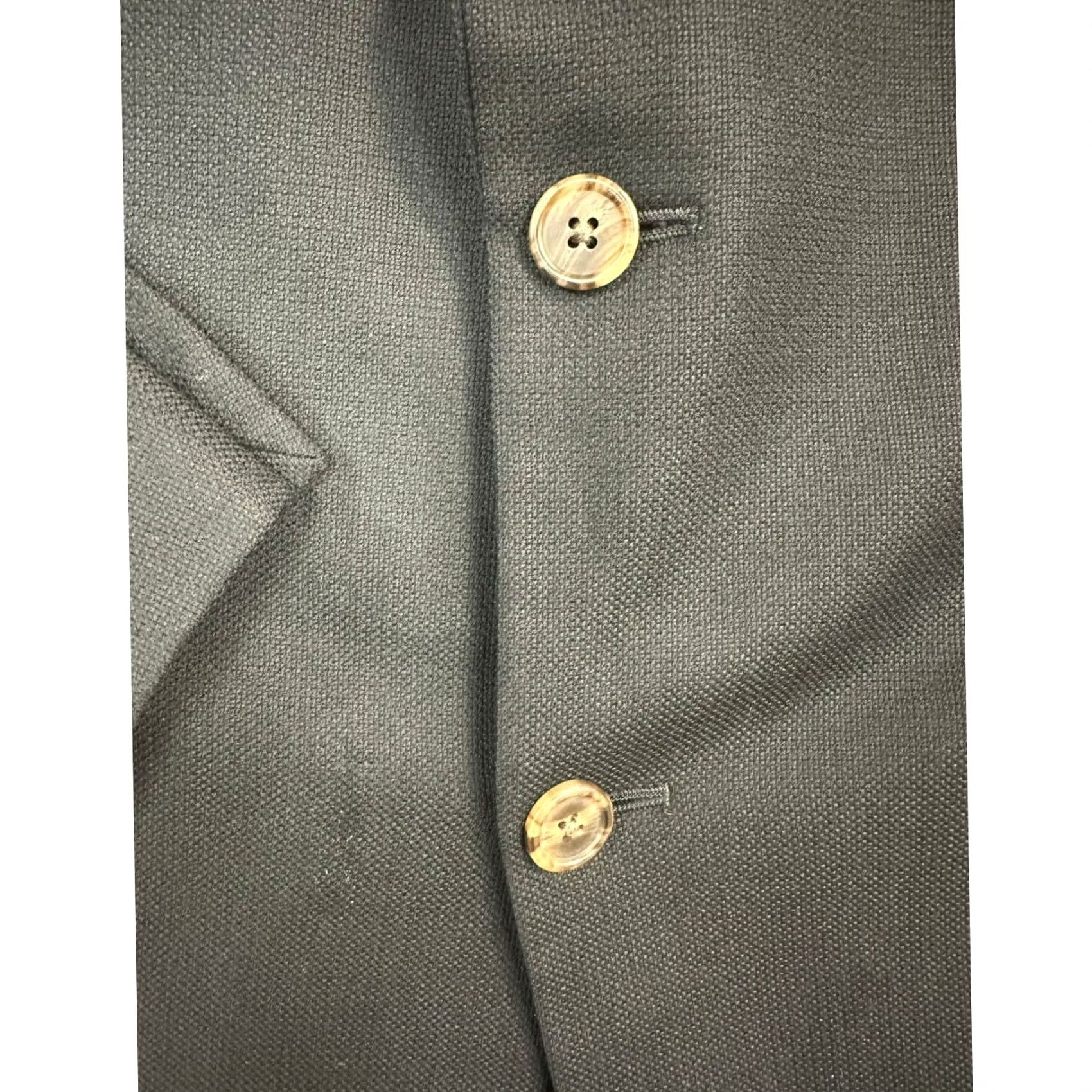 Nordstrom NORDSTROM John W. Nordstrom Blazer Wool Black 42R Men Blazer Size 42 Regular Size 42R - 4 Thumbnail