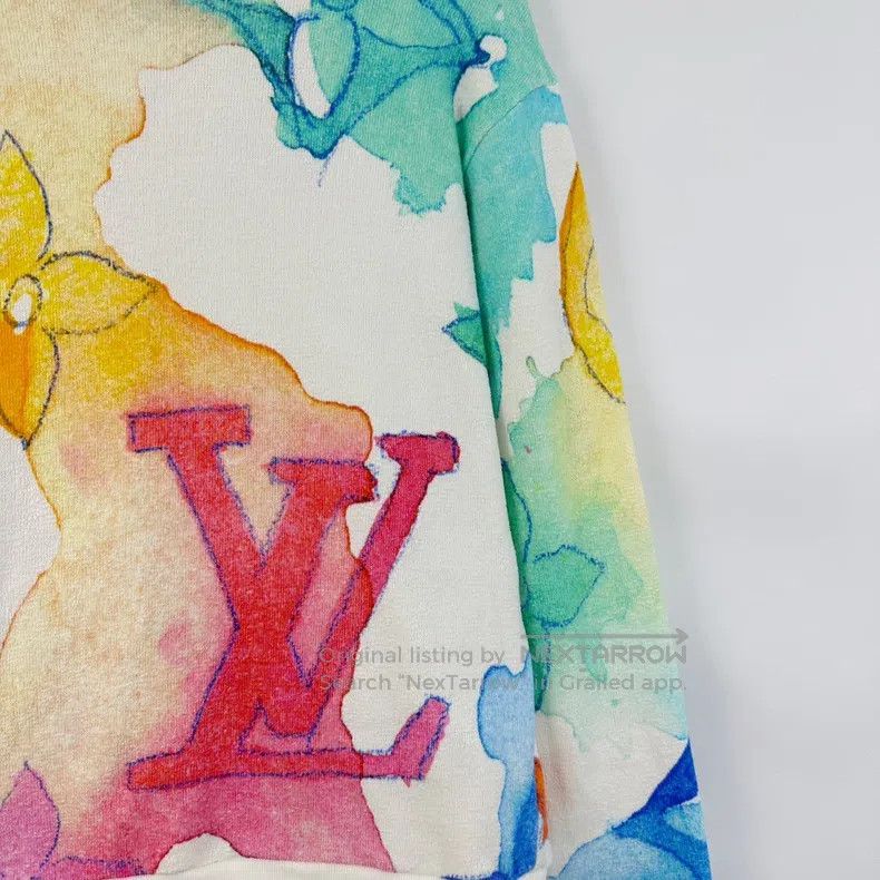 Louis Vuitton Louis Vuitton Colorful ink three-flower printed logo sweat Size US XS / EU 42 / 0 - 6 Thumbnail