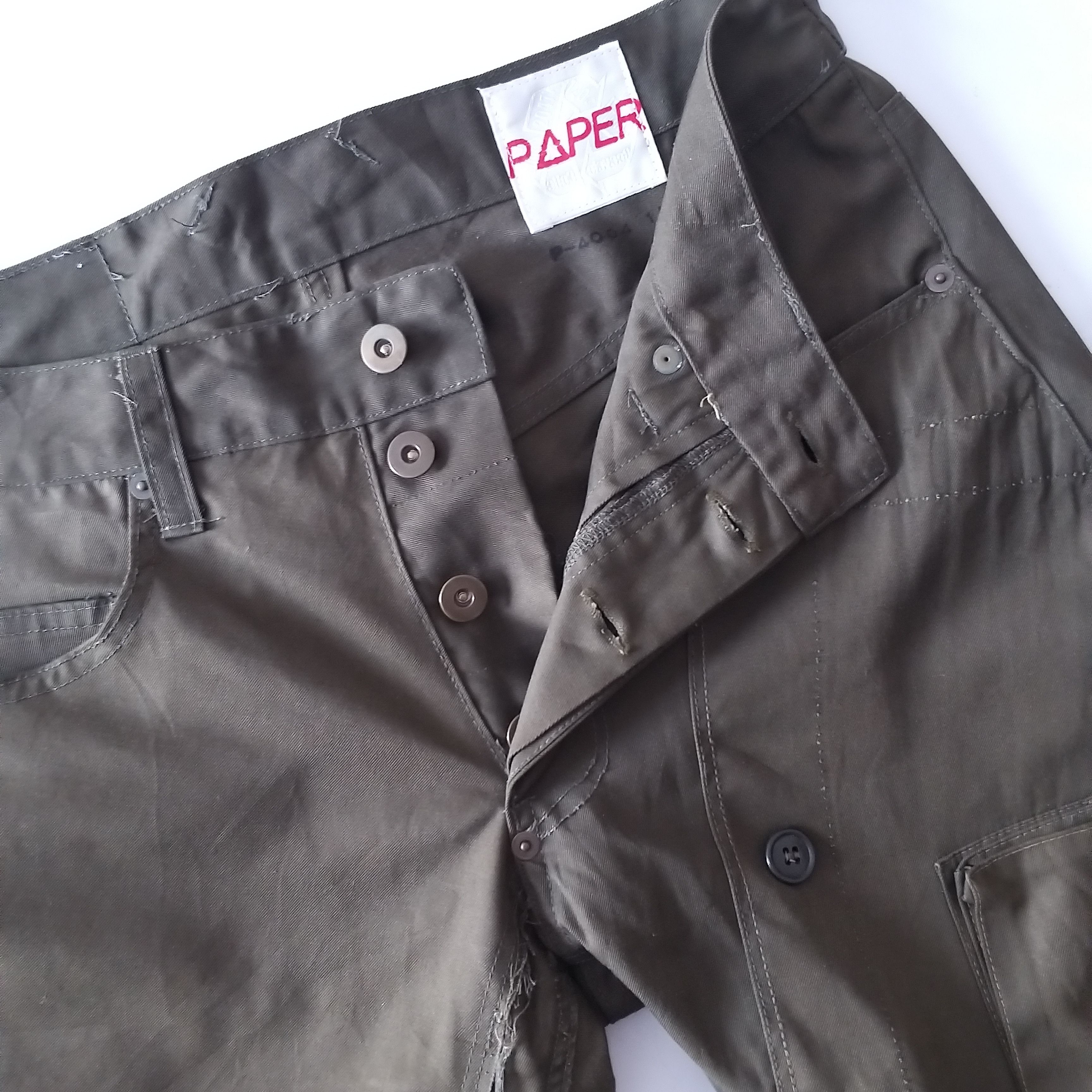 20471120 Paper Recycle Collection Reconstructed Pants Size US 32 / EU 48 - 3 Thumbnail