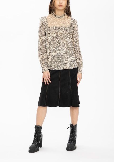 Vivienne Tam Vivienne Tam - Landscape Ruffle High Collar Mesh Size S / US 4 / IT 40 - 11 Thumbnail