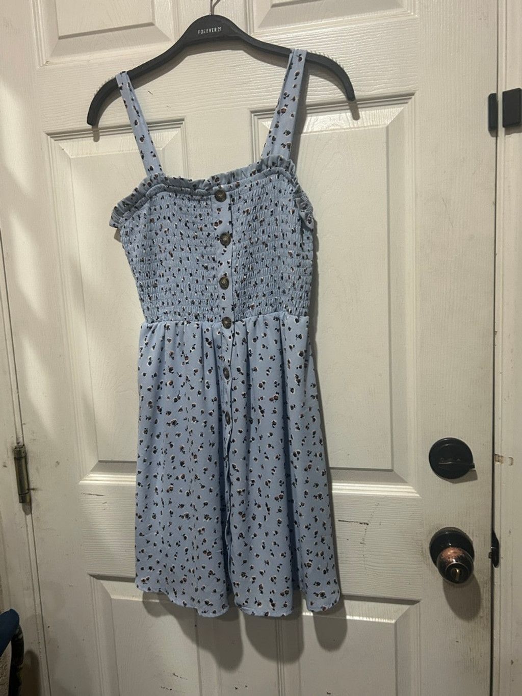 Other Women's Sienna Sky Mini Dress M Light Blue Floral Size M / US 6-8 / IT 42-44 - 2 Thumbnail