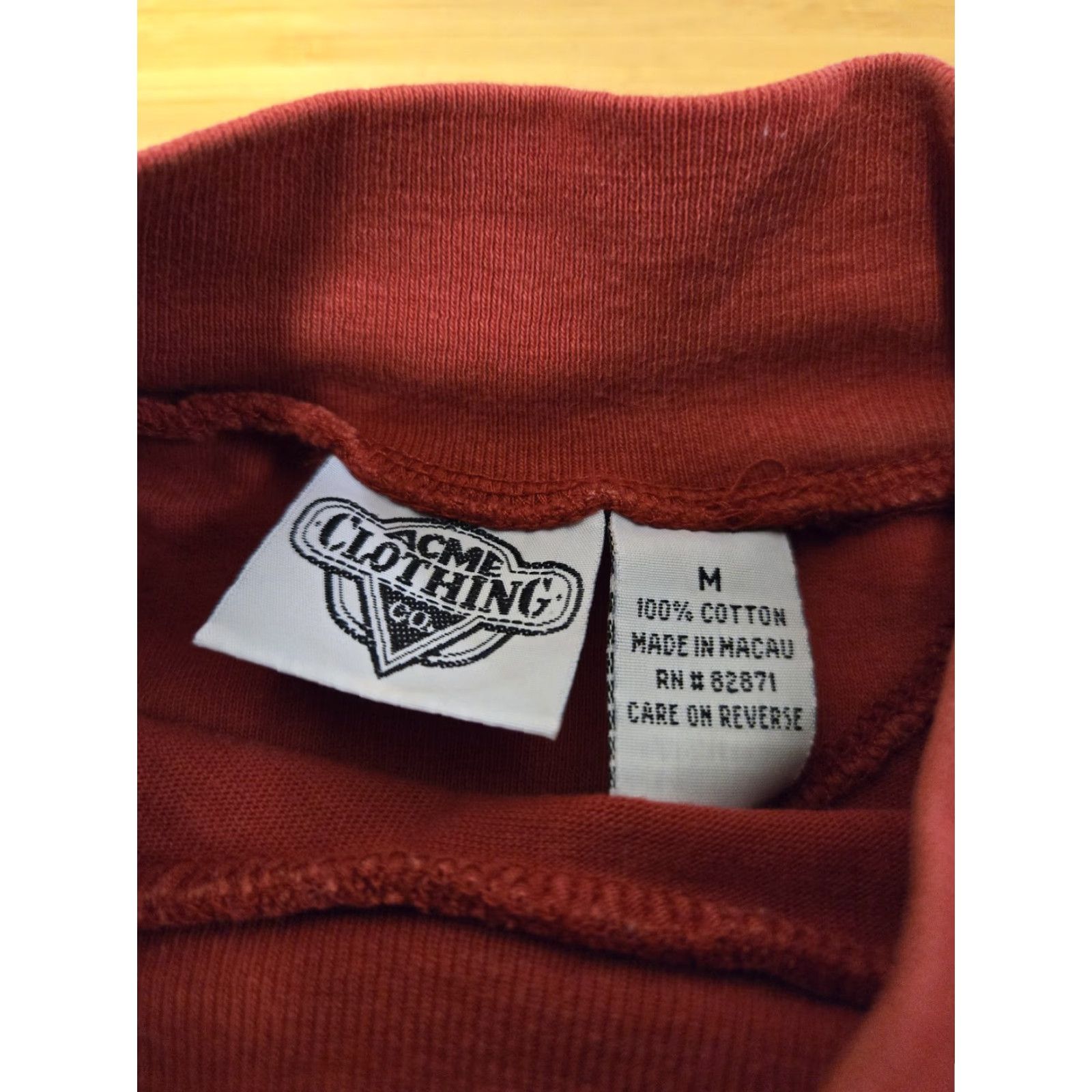 CO VINTAGE Acme Clothing Co Shirt Mens Medium Long Sleeve Cartoon Cat Pocket 90s Size US M / EU 48-50 / 2 - 3 Thumbnail