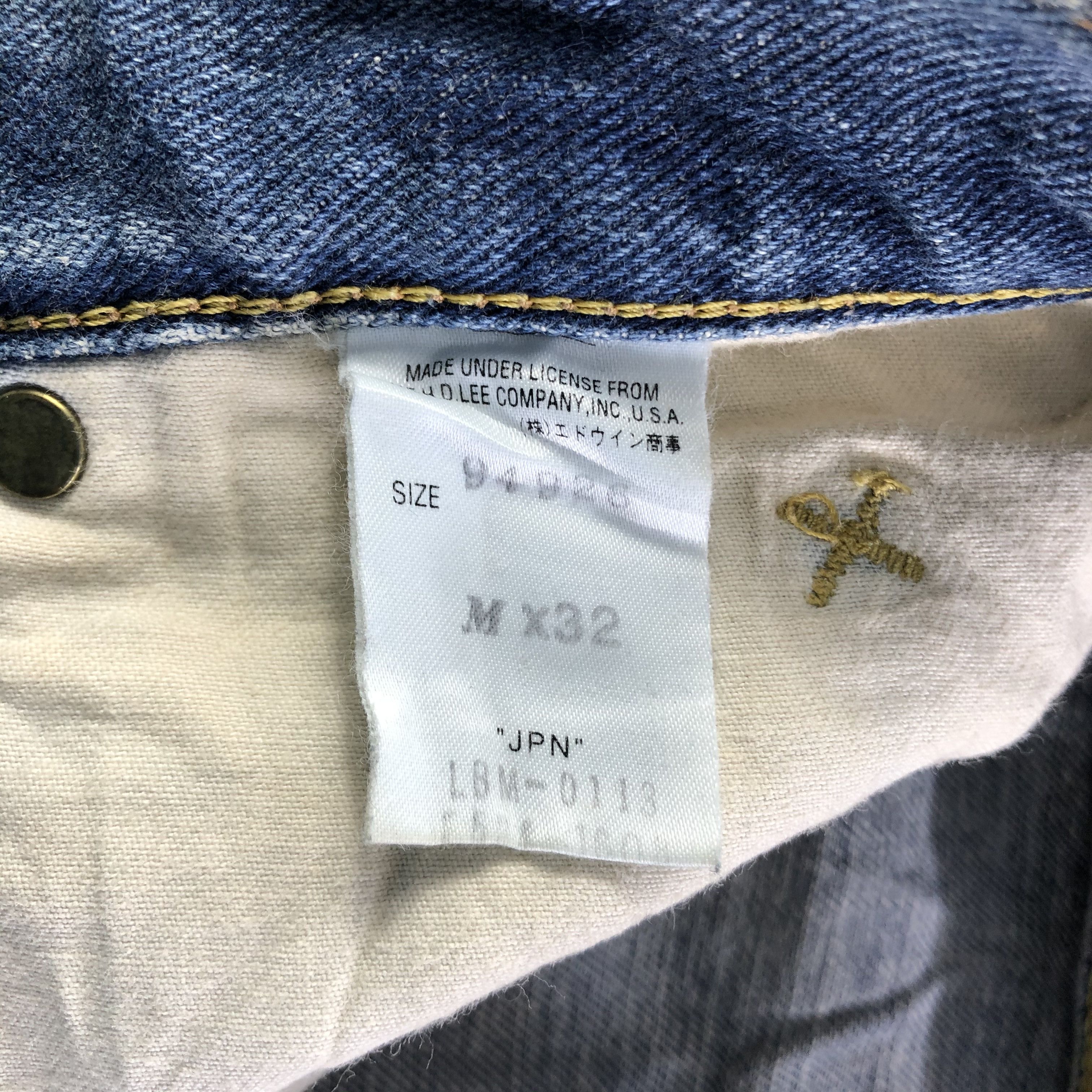Lee × Vintage Vintage Lee Selvedge Jeans-J3893 Size US 31 - 13 Thumbnail