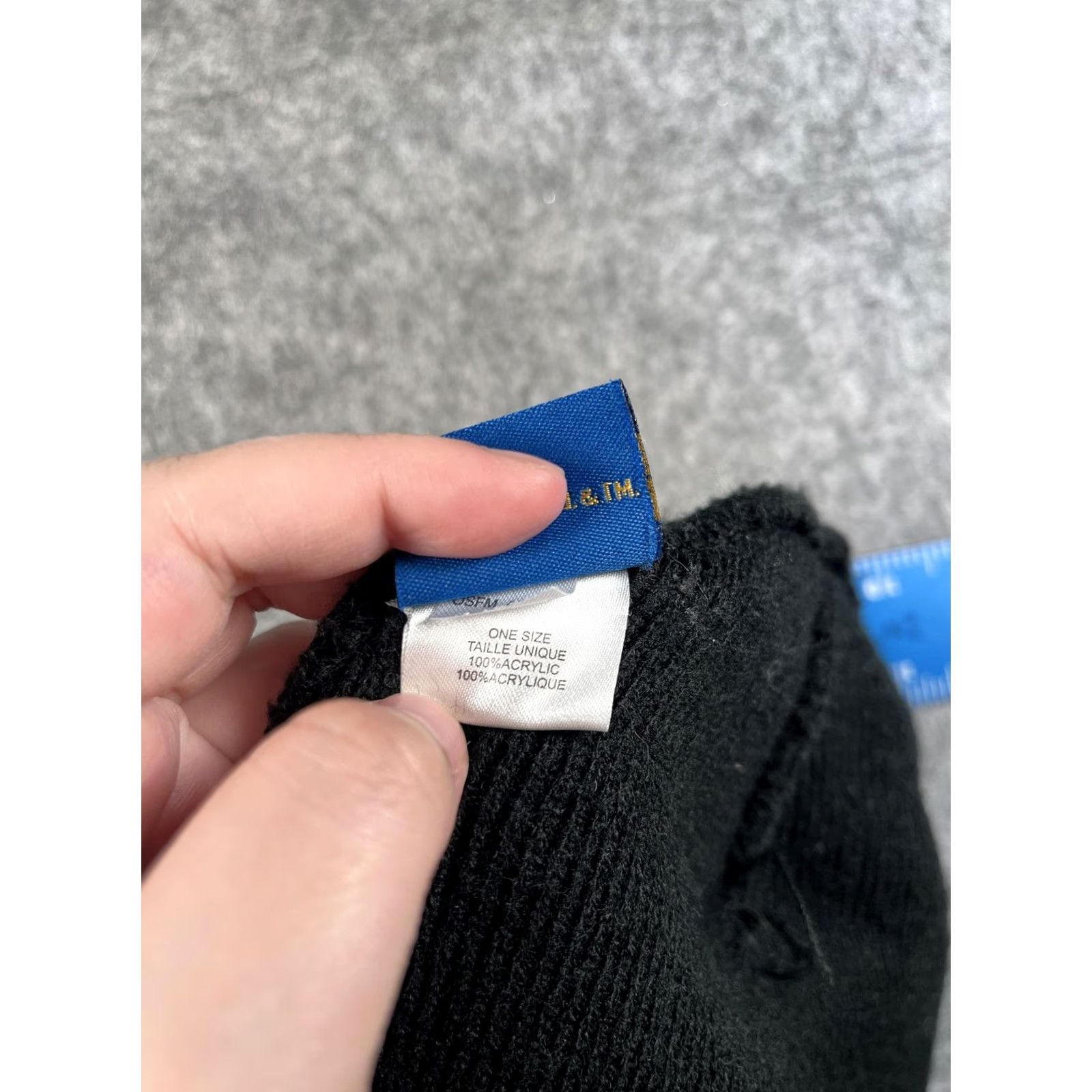 Star Wars Star Wars Beanie Mens One Size Black Striped Stormtrooper Knit Winter Casual Hat Size ONE SIZE - 8 Thumbnail