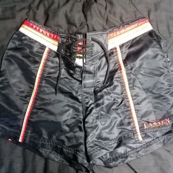 Other Vintage Lassen Hawaii Striped Swim Board Shorts Size US 30 / EU 46 - 1 Thumbnail