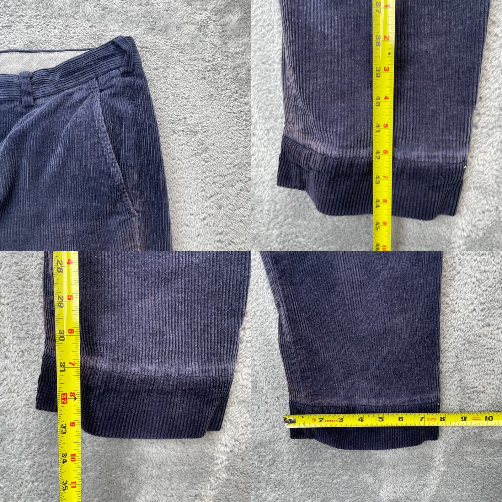 Brooks Brothers VINTAGE Brooks Brothers Clark Fit Advantage Chino Pants Mens 36x32 Blue Corduroy Canterbury? Size US 36 / EU 52 - 8 Thumbnail