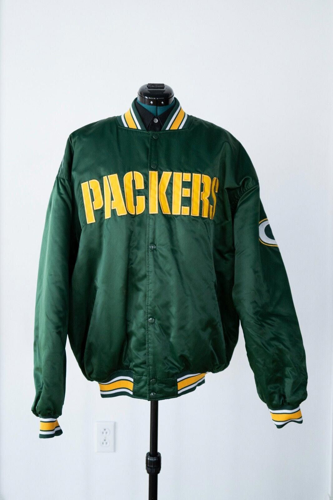 image of Vintage Starter Green Bay Packers Jacket Sz. Xxl, Men's