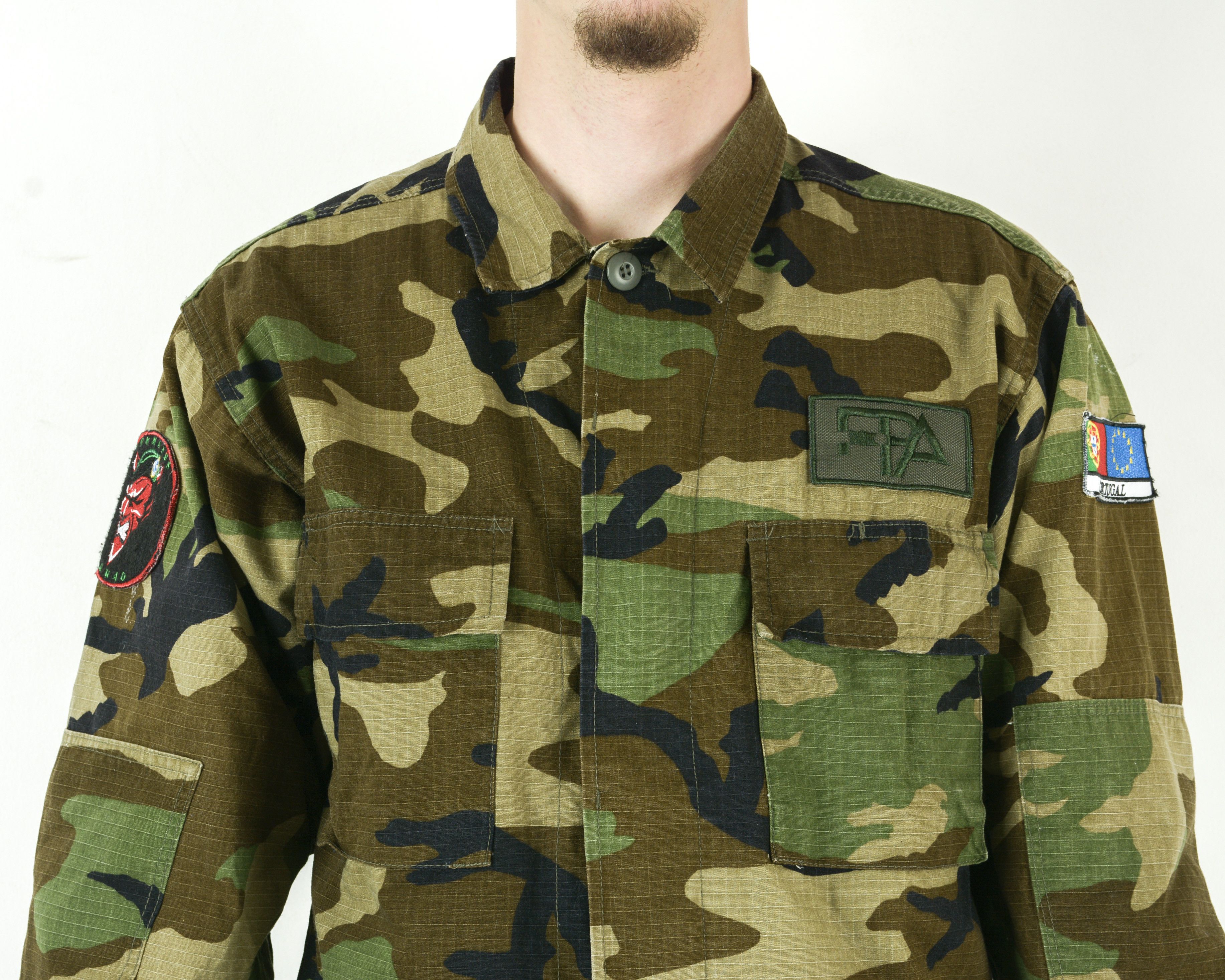 Vintage Portuguese M Field Cargo Jacket Army Military Coat Portugal Size US M / EU 48-50 / 2 - 3 Thumbnail