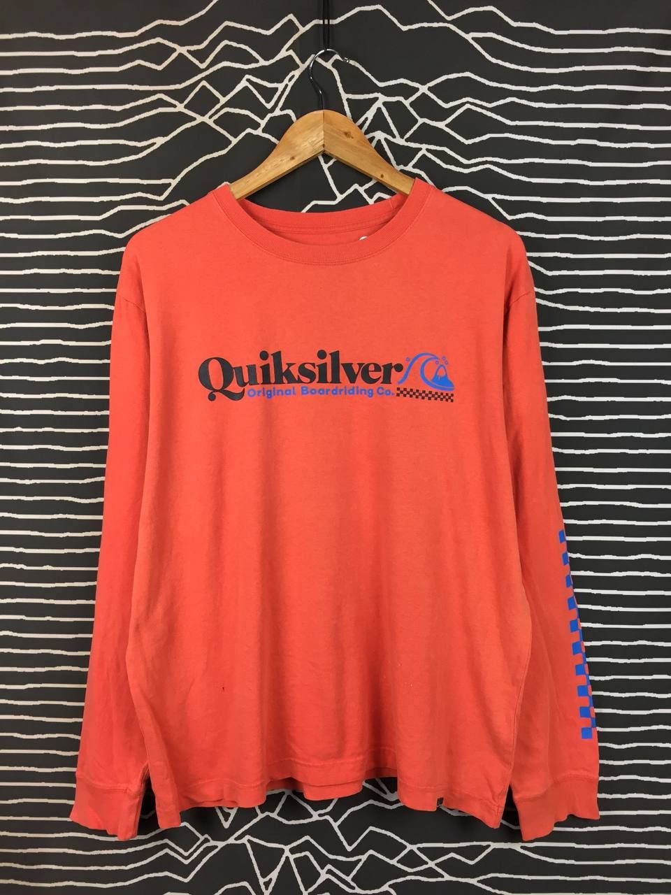 Quiksilver Quiksilver Boardriders Japan Checkered Sleeve Graphic Tee Size US L / EU 52-54 / 3 - 1 Thumbnail