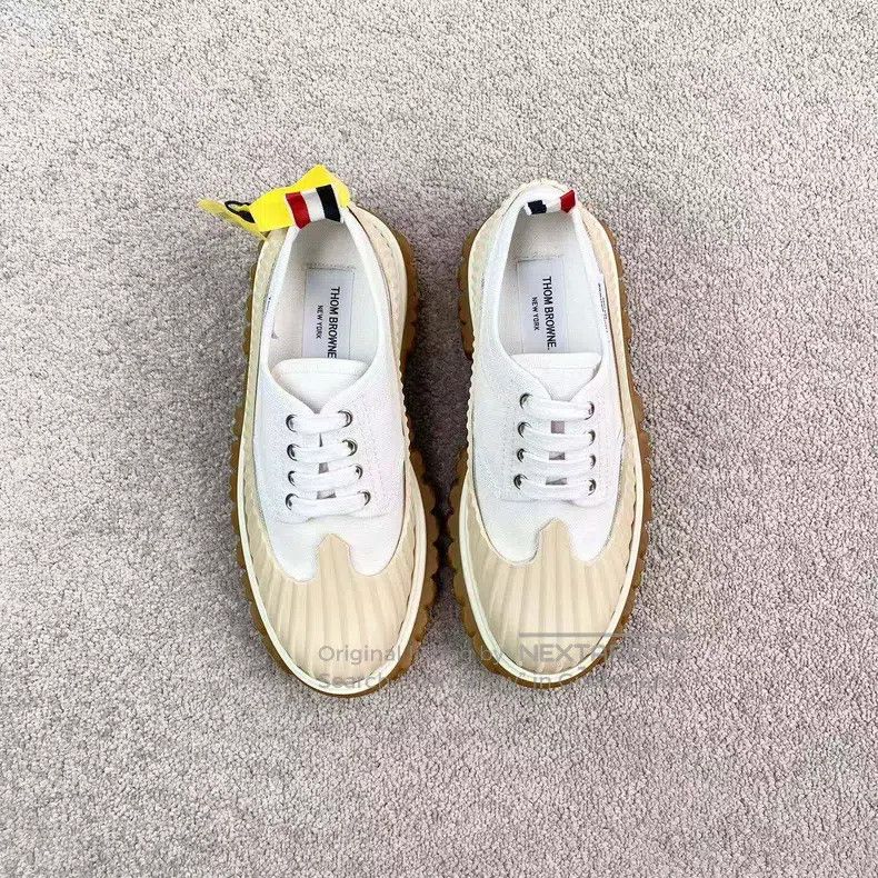 Thom Browne Thom Browne White Peep Shoe Size US 7 / EU 40 - 3 Thumbnail