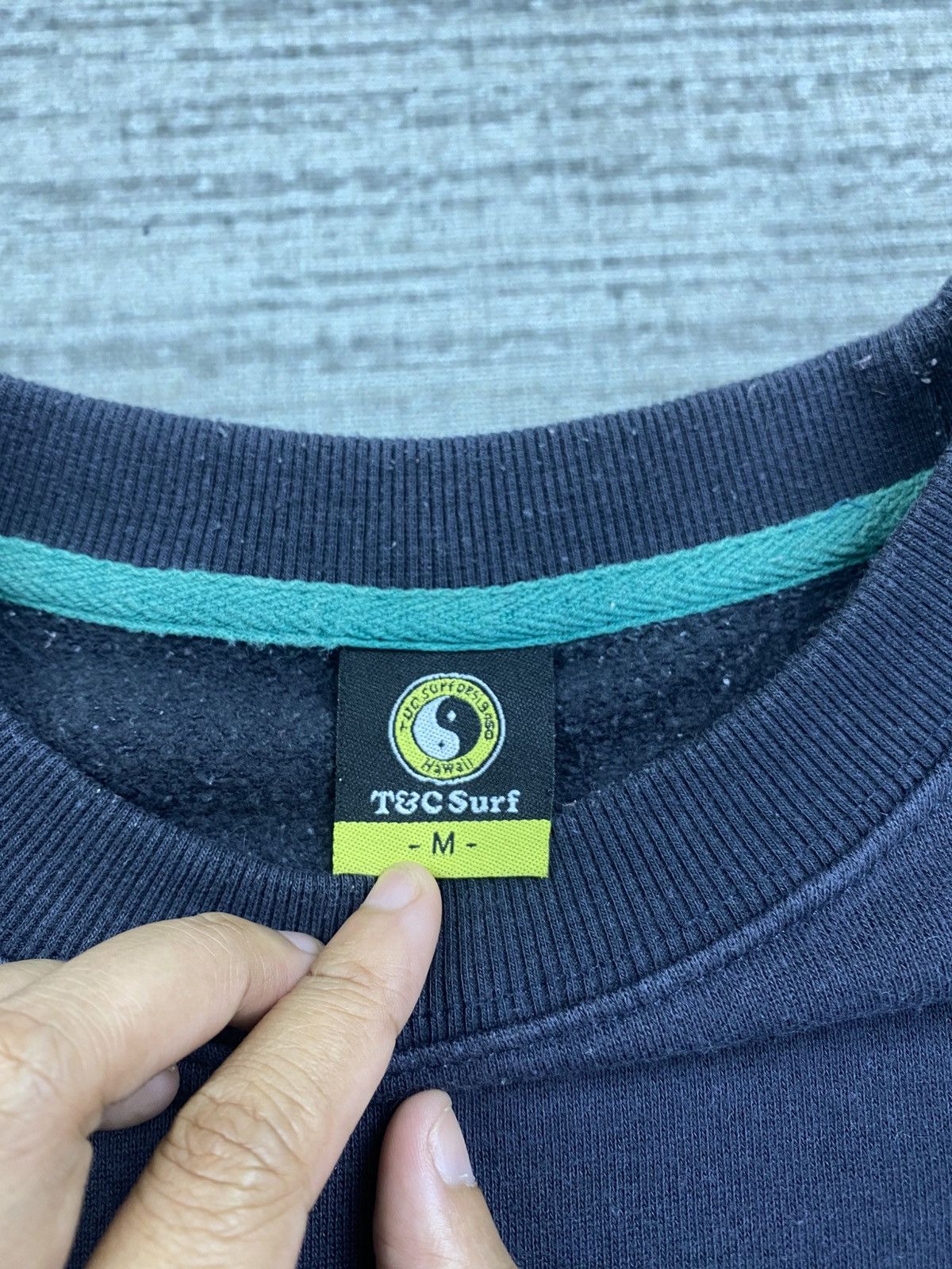 Japanese Brand × Vintage Vintage T&C Surf Big Spellout Backhit Sweatshirt Size US M / EU 48-50 / 2 - 7 Thumbnail