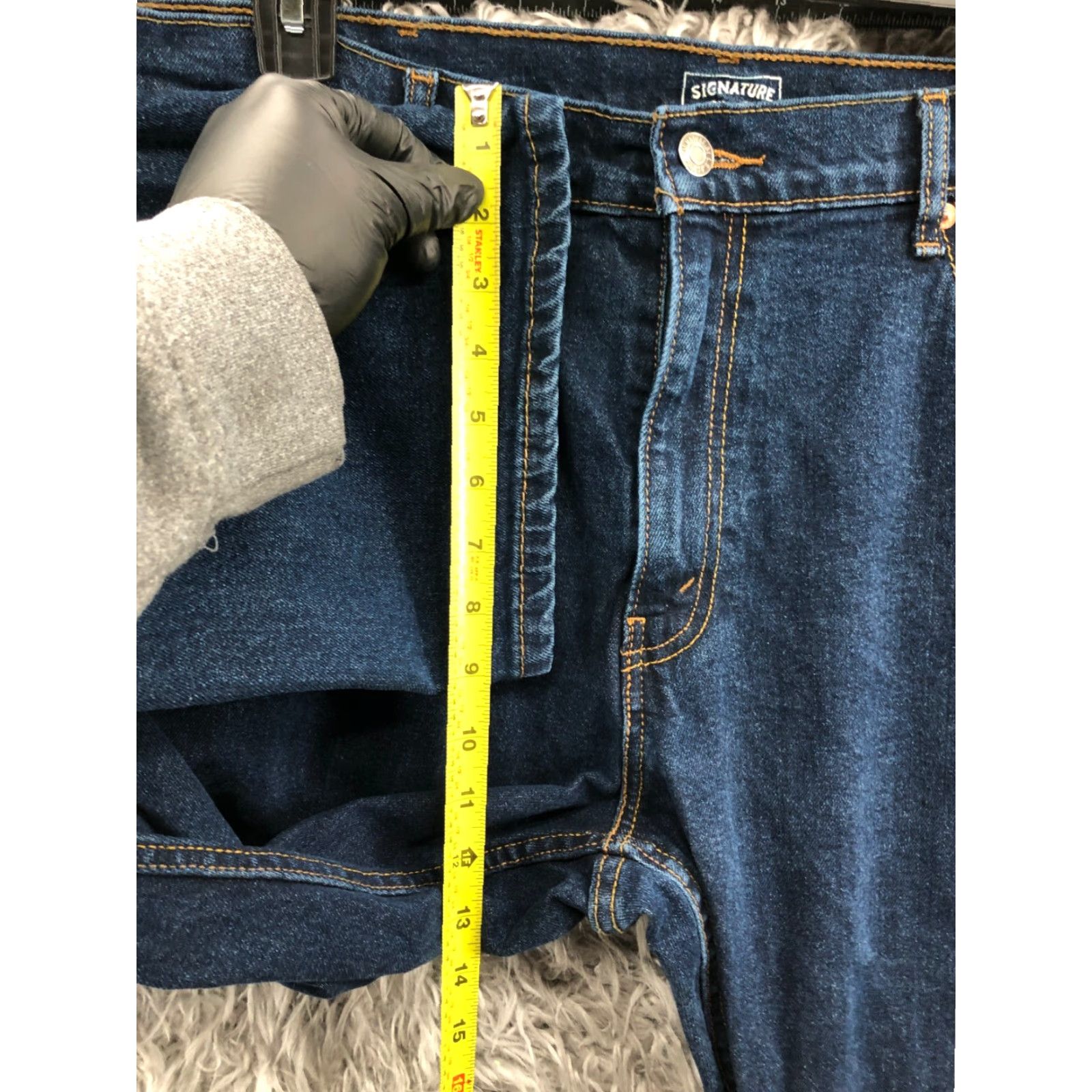 Levi's Levi's Jeans Relaxed Straight 38x30 Mens Dark Blue Wash Str Size US 38 / EU 54 - 4 Thumbnail