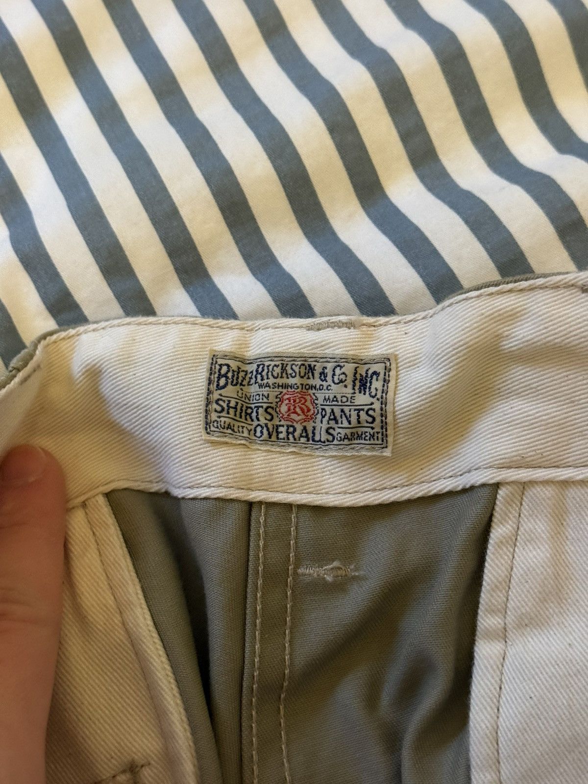 Buzz Rickson's Buzz Rickson’s Khaki Pants Size 30 NEW Size US 30 / EU 46 - 2 Thumbnail