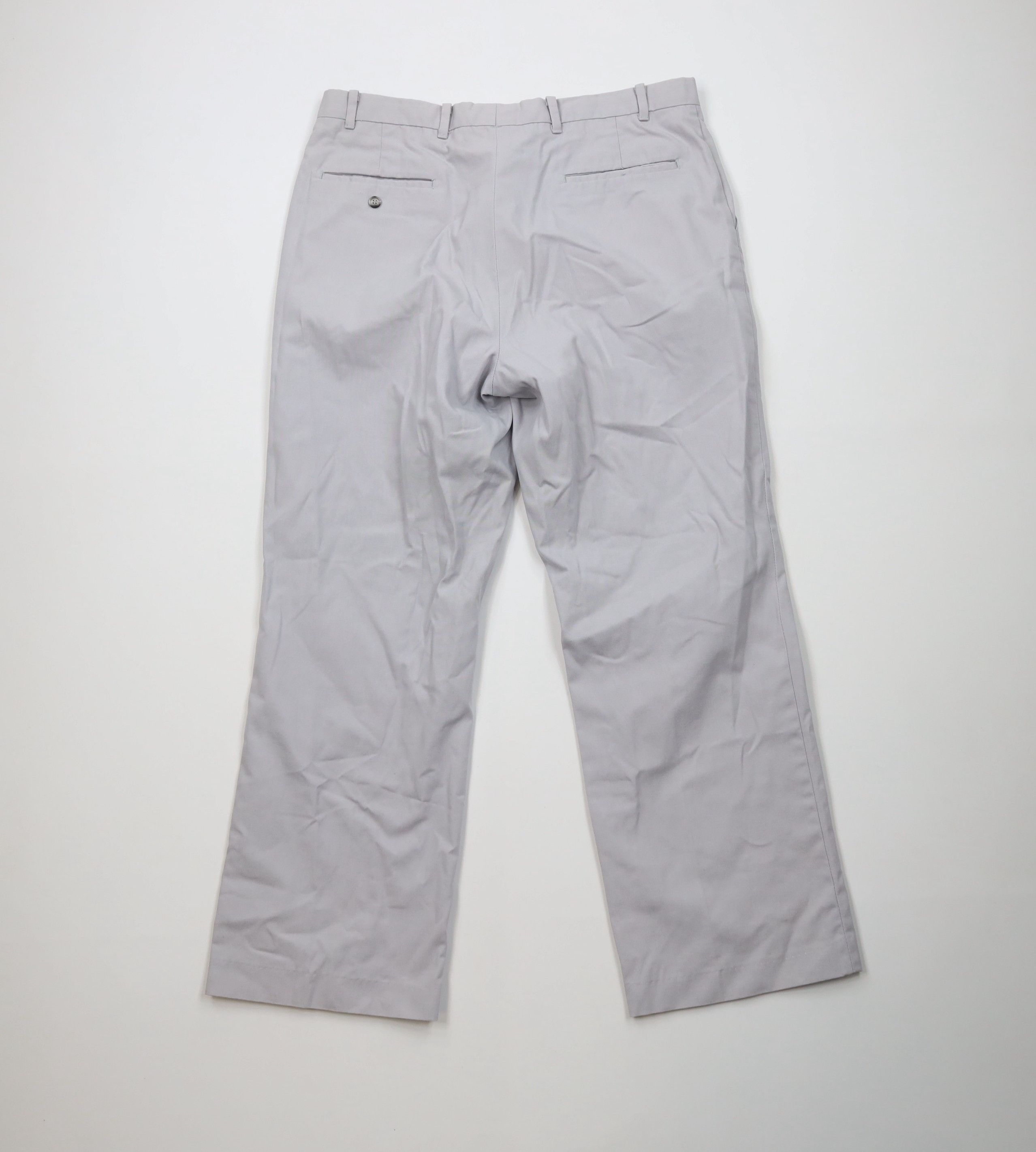 Vintage Vintage 70s Streetwear Wide Leg Chino Pants Trousers Gray Size US 36 / EU 52 - 10 Thumbnail