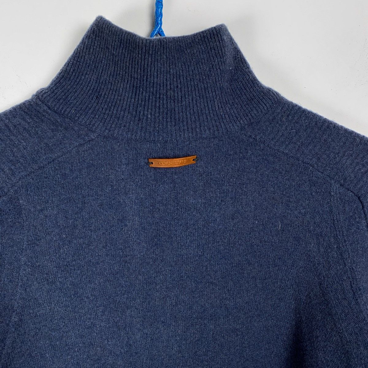 Corneliani Corneliani 1/4 Zip Wool Cashmere Sweater Size US S / EU 44-46 / 1 - 4 Thumbnail