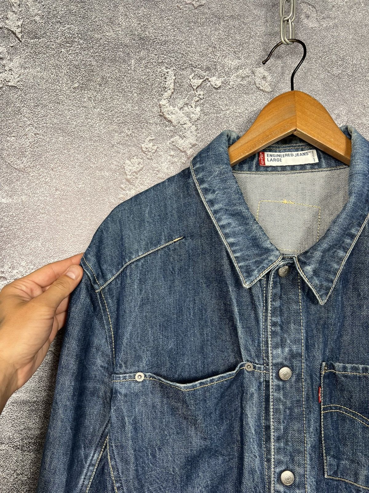 Levi's Vintage Levi’s Engineered Denim Jacket Size US L / EU 52-54 / 3 - 6 Thumbnail