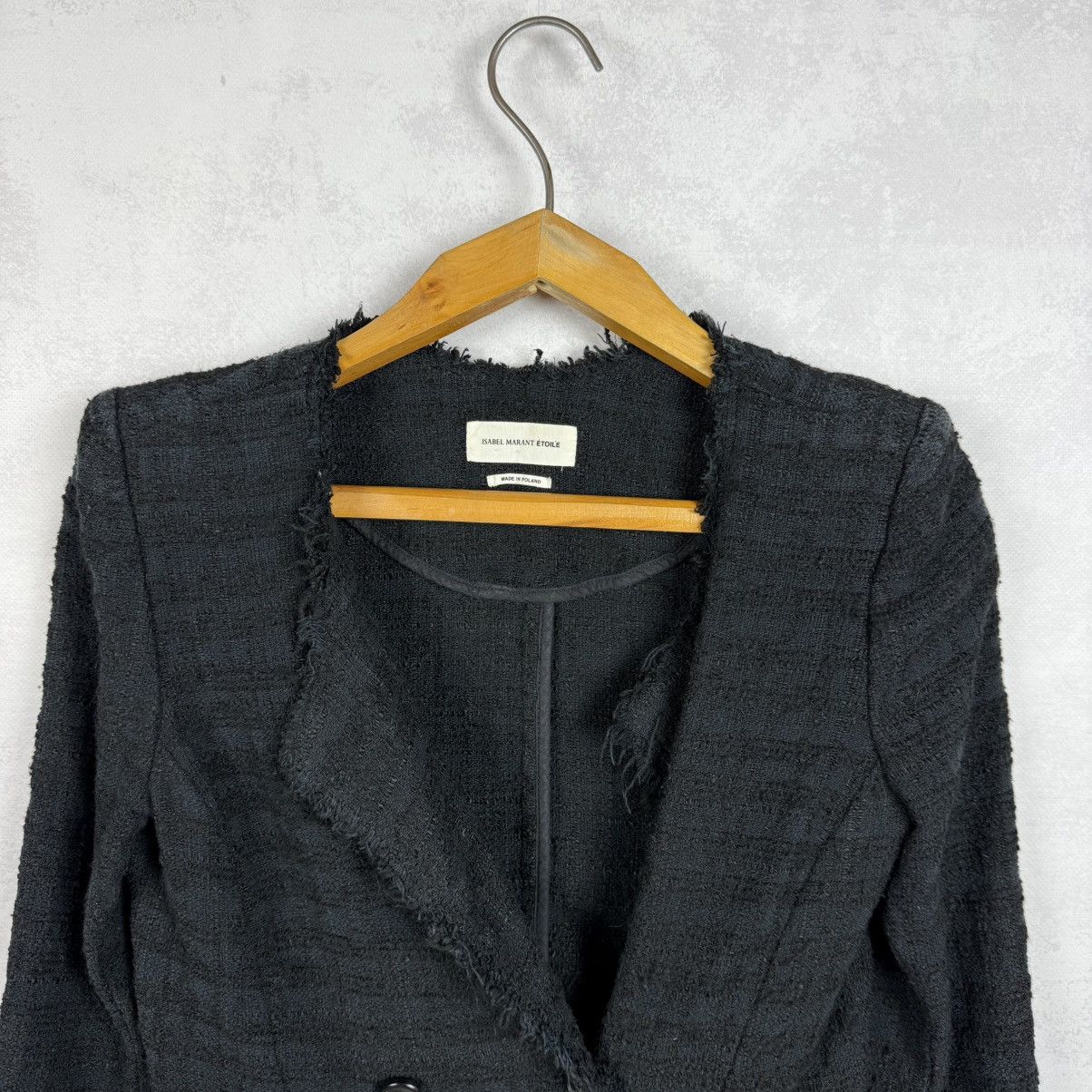 Isabel Marant Isabel Marant Etoile Cotton Acryl Tweed Flenn Blazer Jacket Size XS / US 0-2 / IT 36-38 - 3 Thumbnail