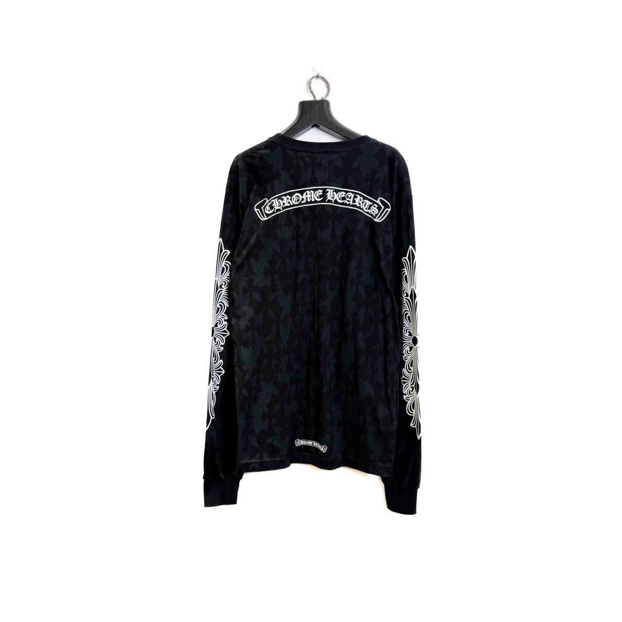 Chrome Hearts Chrome Hearts Long-Sleeve Shirt with Subtle Cross Pattern Size US S / EU 44-46 / 1 - 2 Thumbnail