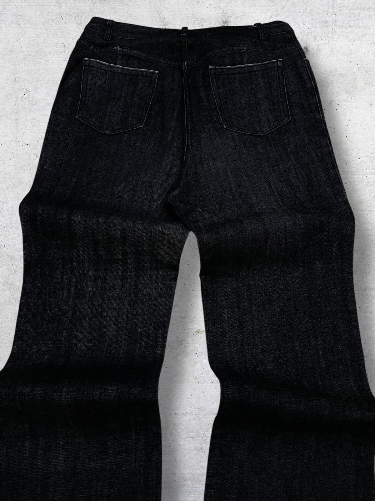 Burberry VINTAGE BURBEERY DESIGNER DEEP INDIGO PLAID PATTERN DENIM Size US 30 / EU 46 - 12 Thumbnail