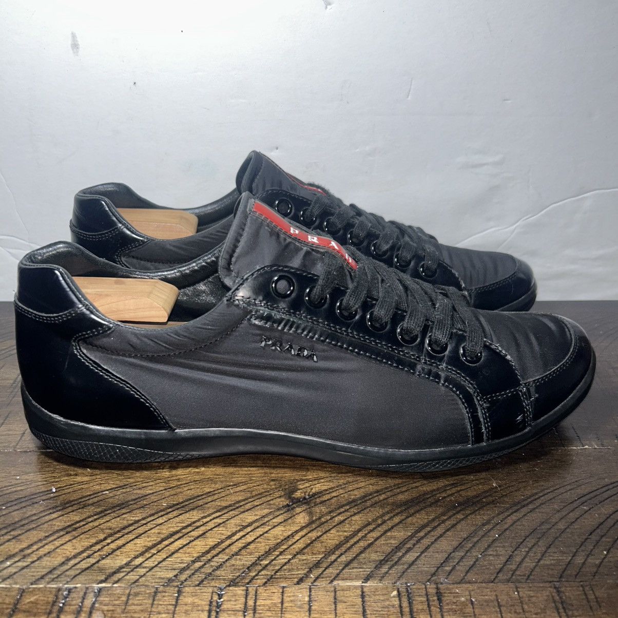 Prada Prada Saffiano Luxury Sneakers Size US 11 / EU 44 - 1 Thumbnail