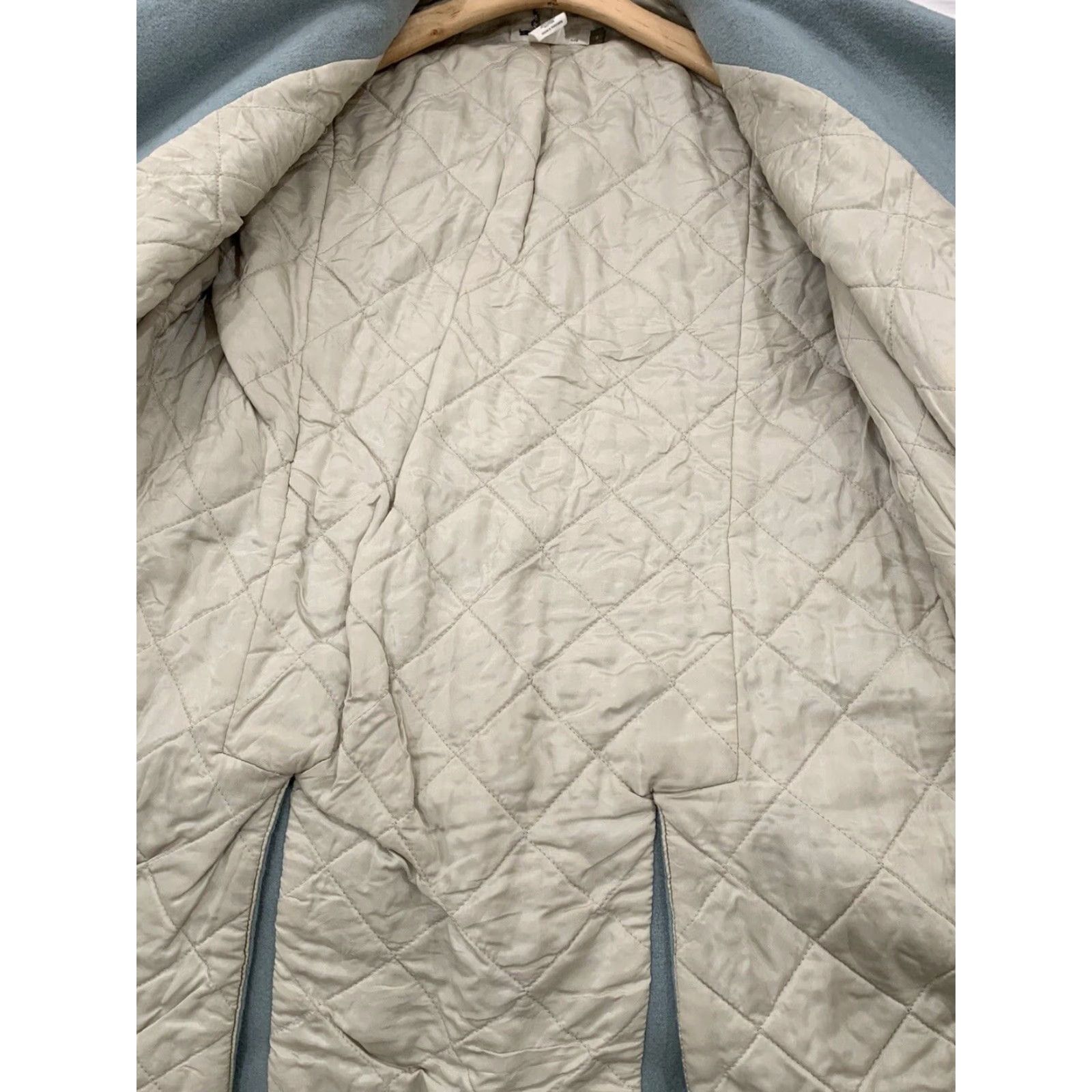 J.Crew VINTAGE J.CREW Wool Blend Peacoat Women's Size S Dusty Blue Double Breasted GUC Size S / US 4 / IT 40 - 4 Thumbnail