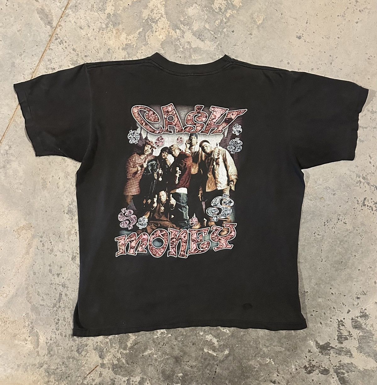 Rap Tees × Ruff Ryders × Vintage Vintage Ruff Ryders Cash Money Rap Tee DMX Lil Wayne Size L Size US L / EU 52-54 / 3 - 3 Thumbnail