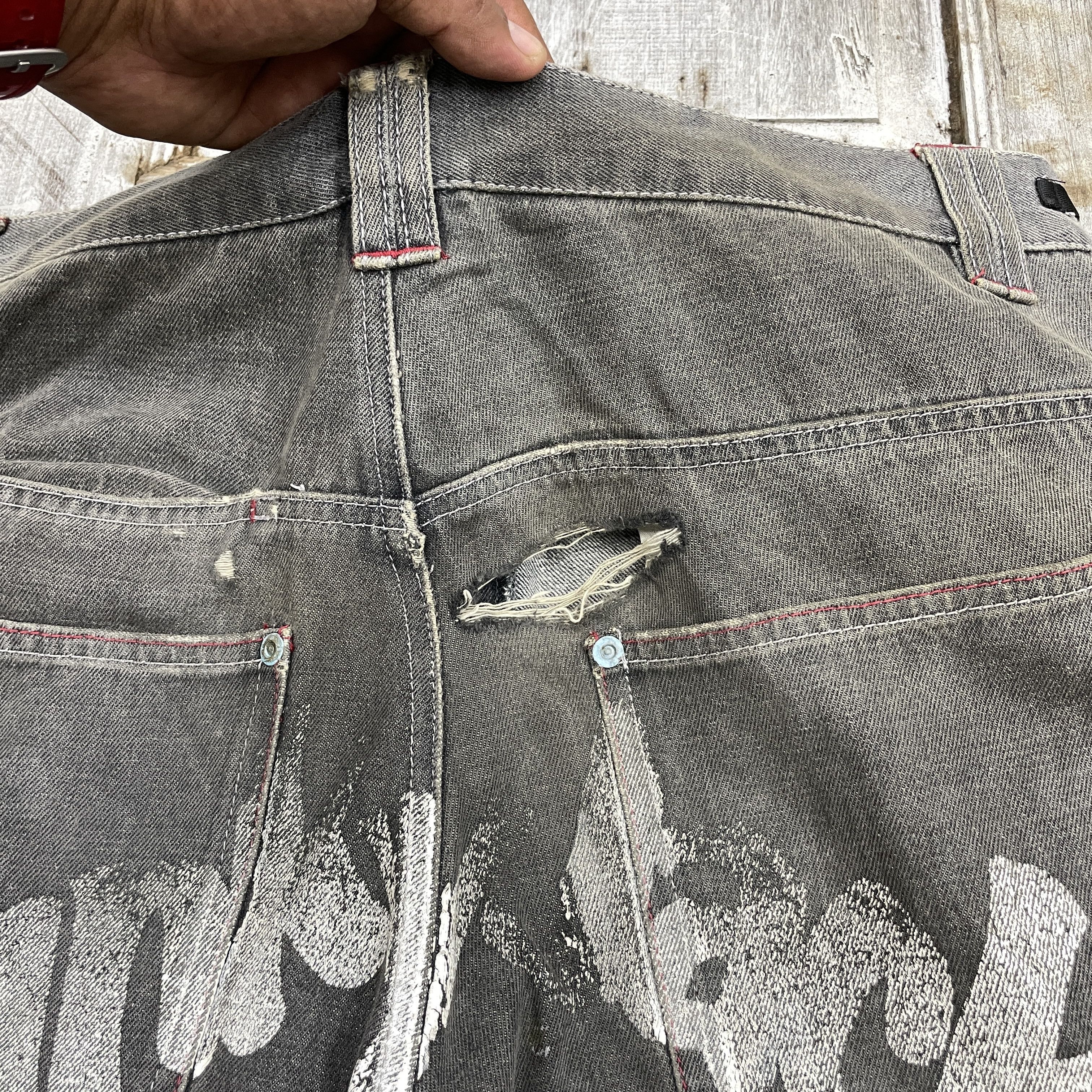 Japanese Brand Vintage Funky Jack Distressed Baggy Cargo Pants-wc294 Size US 33 - 8 Thumbnail