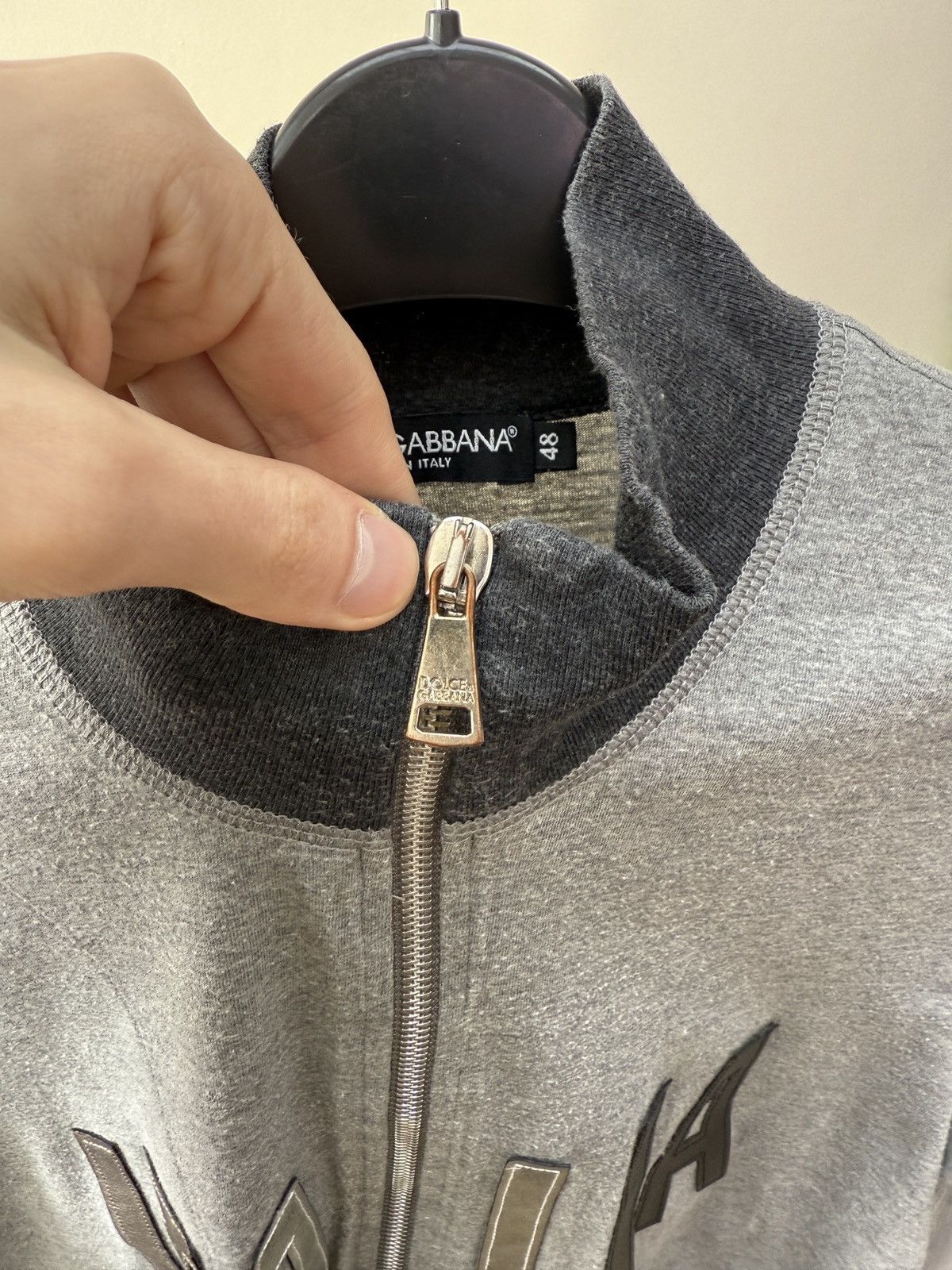 Dolce & Gabbana Vintage Dolce Gabbana Italia Big Logo 1/4 Zip long sleeve Size US M / EU 48-50 / 2 - 9 Thumbnail