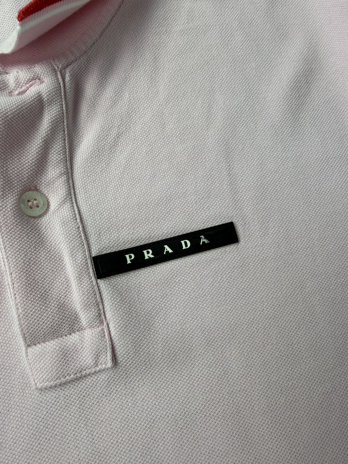 Prada Prada Pale pink polo shirt Size US M / EU 48-50 / 2 - 6 Thumbnail