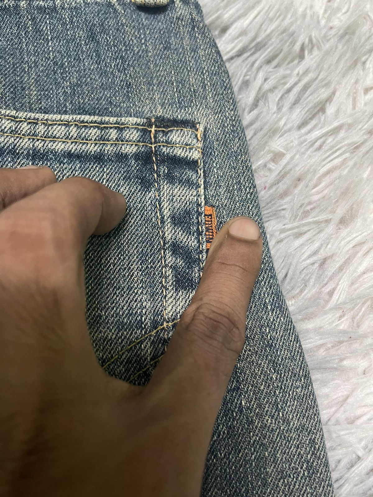 Edwin VINTAGE EDWIN 505 DISTRESSED JEANS Size US 31 - 15 Thumbnail