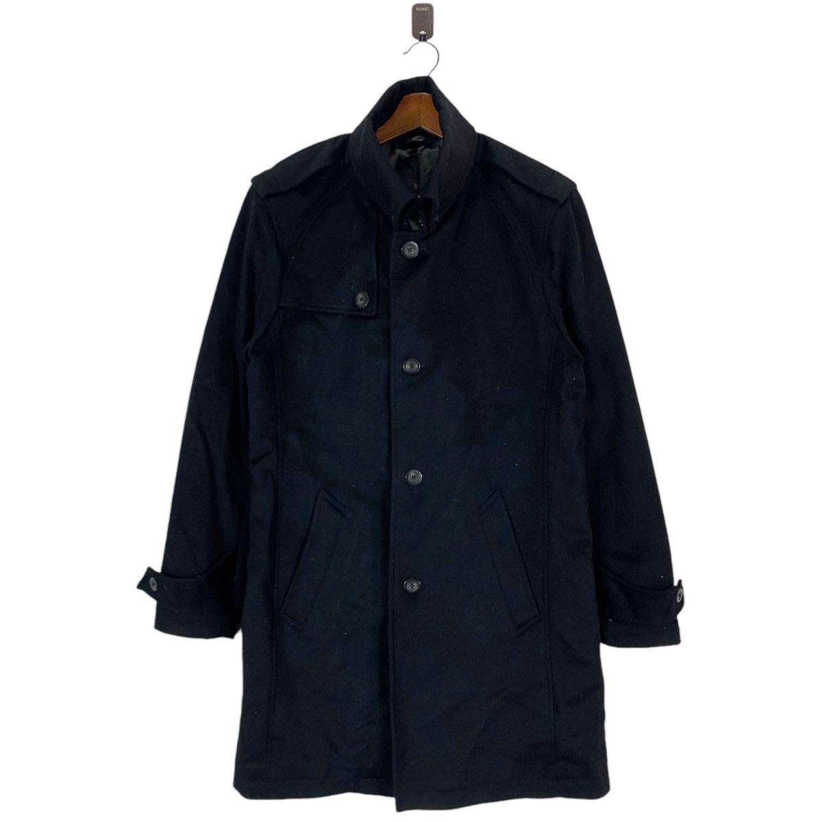 VINTAGE TETE HOMME ISSEY MIYAKE WOOL OVERCOAT