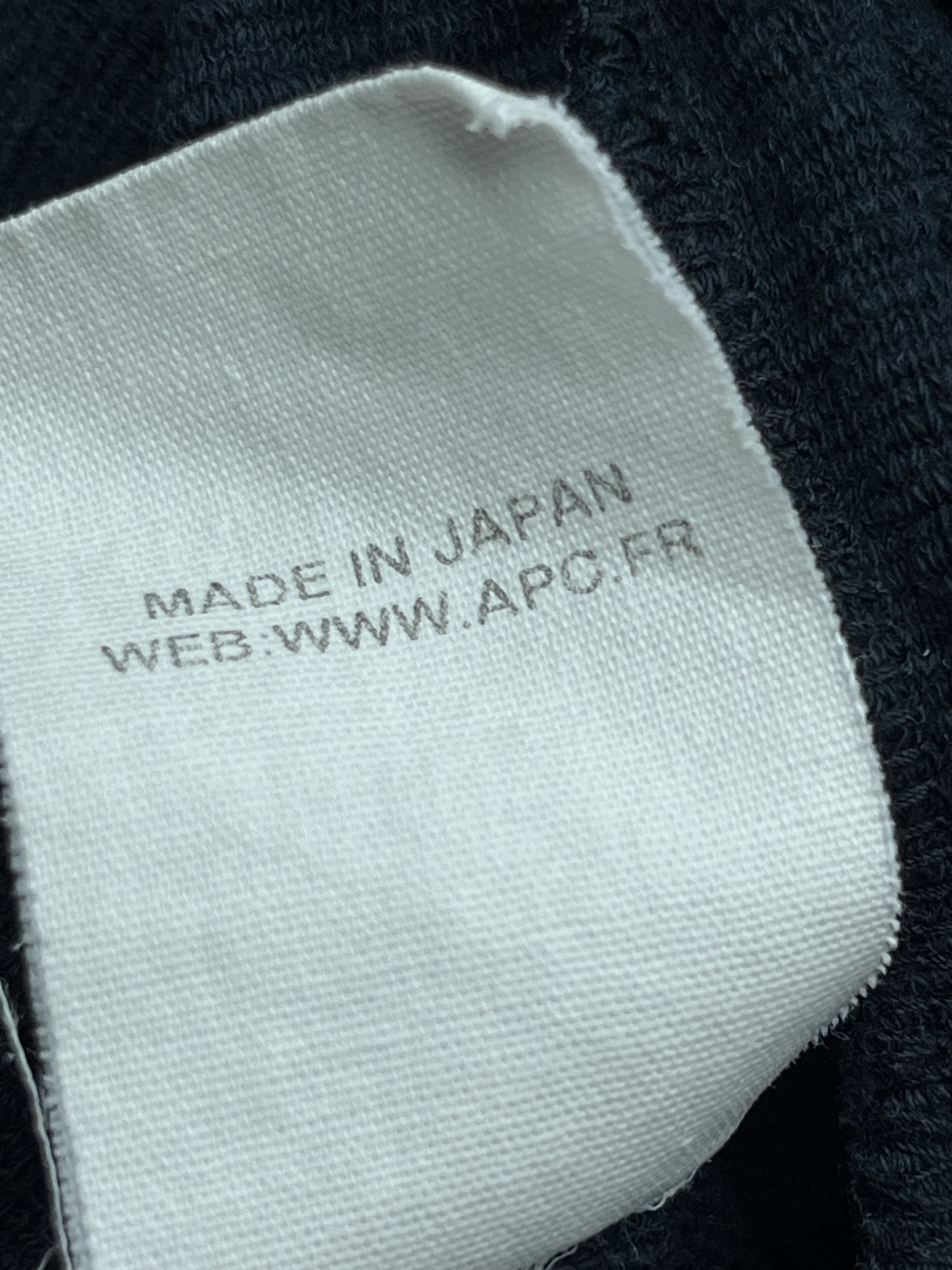A.P.C. A.P.C. France Mens Japan Made Cotton Terry Cardigan Sweater Size US S / EU 44-46 / 1 - 11 Thumbnail