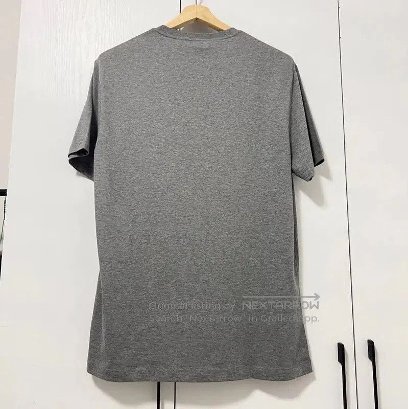 Versace Versace Gray Cotton Embroidered T-Shirt . Size US M / EU 48-50 / 2 - 3 Thumbnail