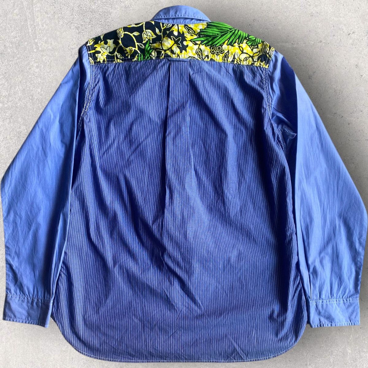 Comme des Garcons SS16 “Faraway” African Fabric Back Patchwork Shirt Size US M / EU 48-50 / 2 - 2 Thumbnail