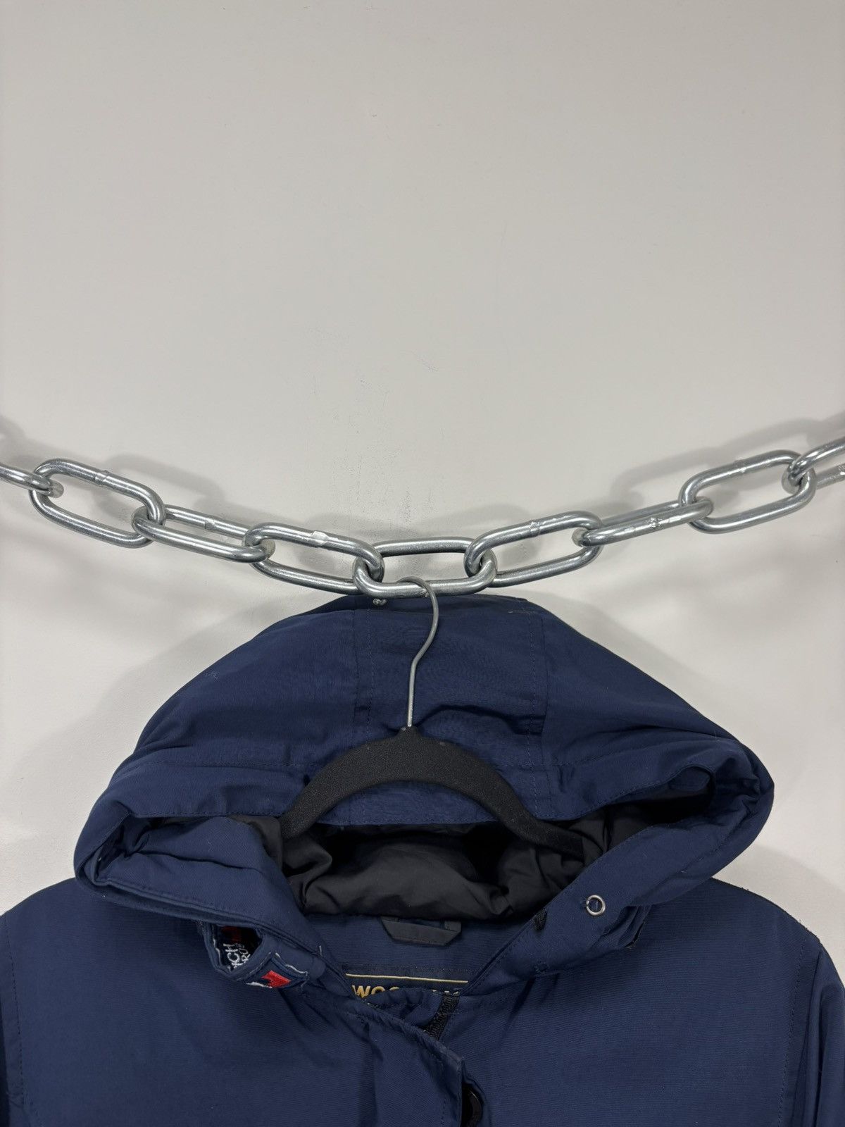 Woolrich Woolen Mills Woolrich Women’s Blue Hooded Down Puffer Jacket Parka Coat Size XS / US 0-2 / IT 36-38 - 11 Thumbnail