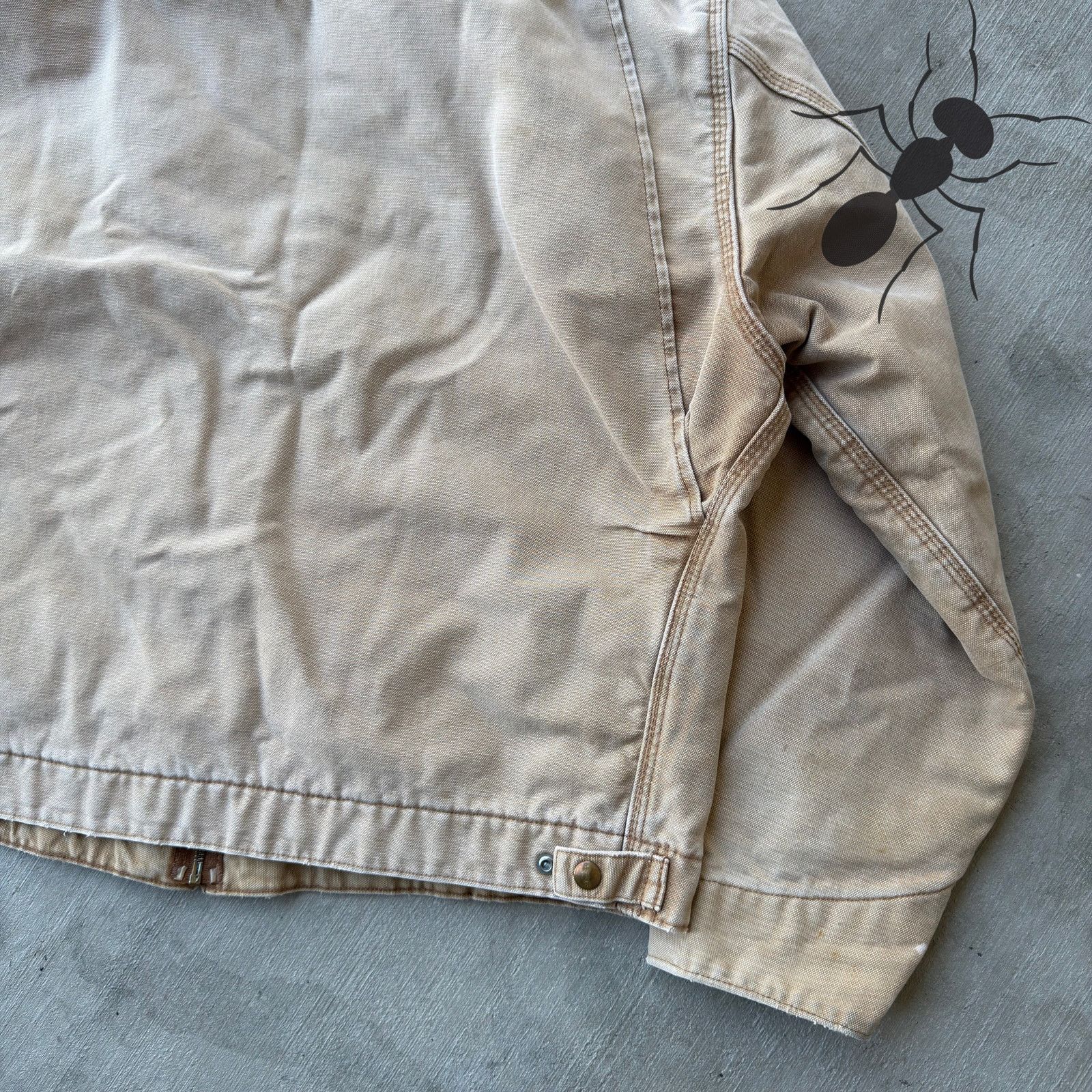 Carhartt × Vintage Vintage Y2K Carhartt RNJ001 Brown detroit BRN work jacket Size US XL / EU 56 / 4 - 8 Thumbnail