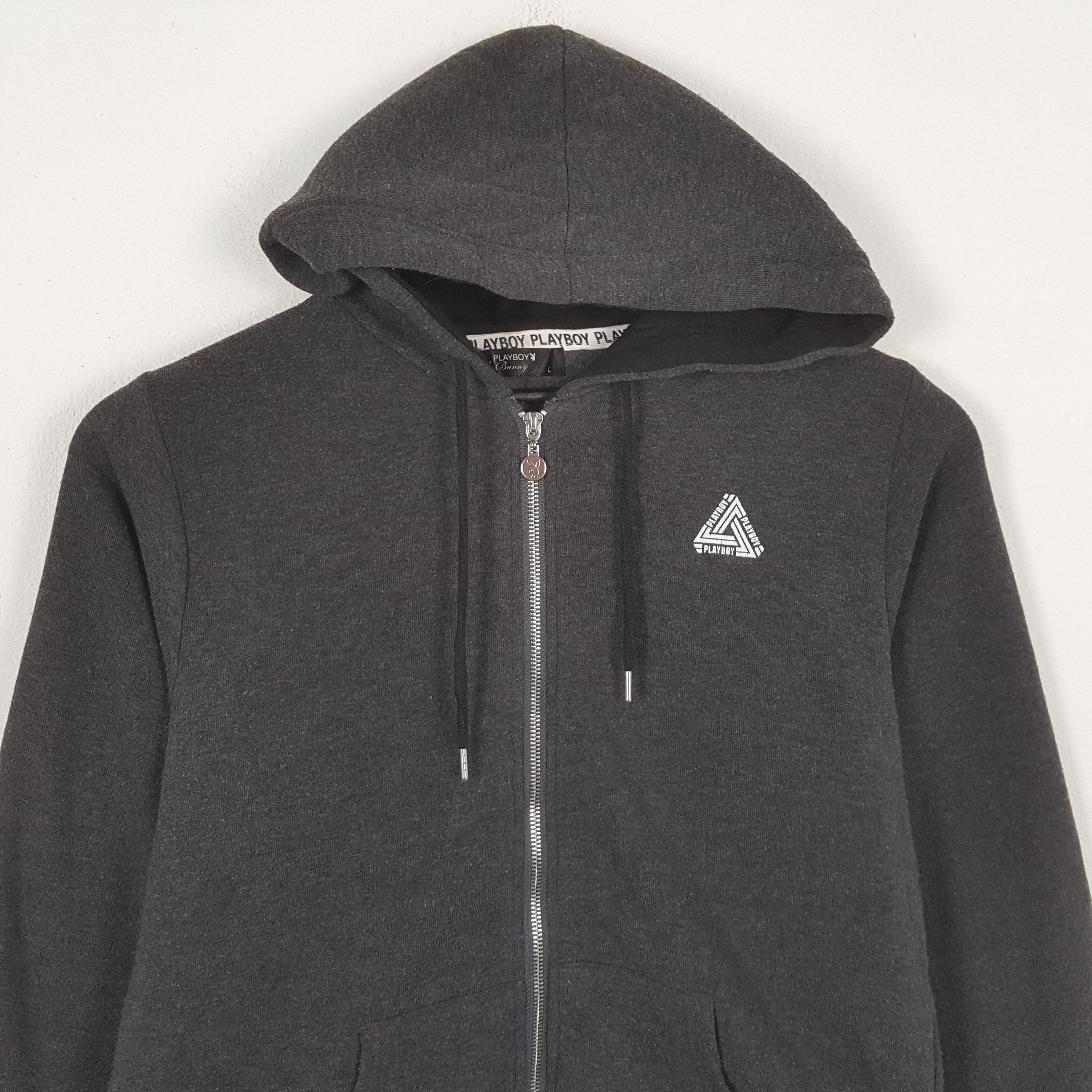 Playboy × Vintage PLAYBOY Fashion Style Zipper Hoodies Size US S / EU 44-46 / 1 - 2 Thumbnail