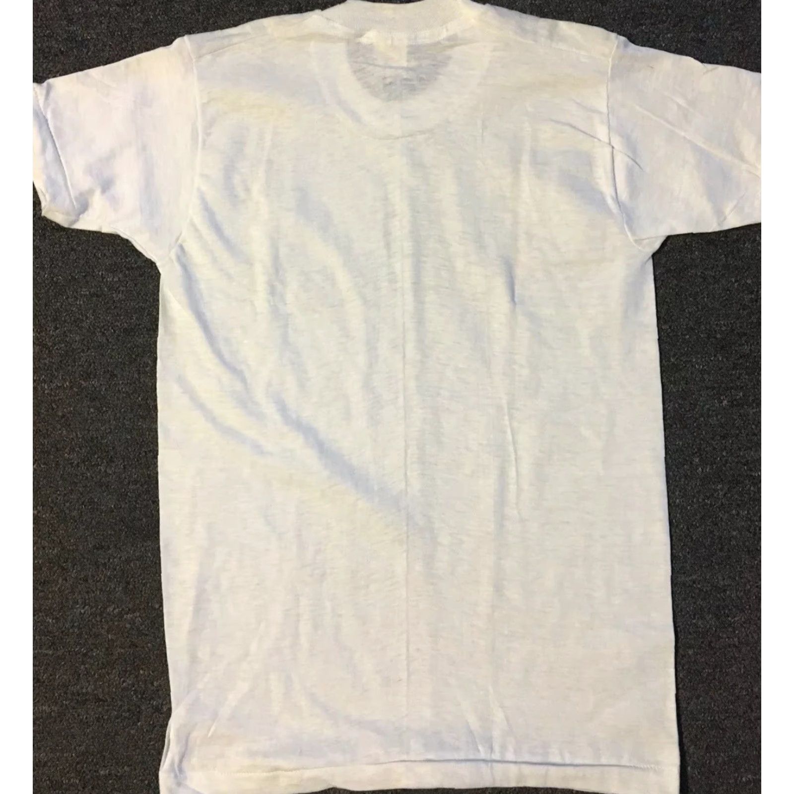 Fruit Of The Loom VINTAGE Fruit of the Loom Shirt 60s 16 White Basic Tee Short Sleeve USA Single Stitch 100% Cotton Punk Biker 90s Mens Size US L / EU 52-54 / 3 - 2 Thumbnail