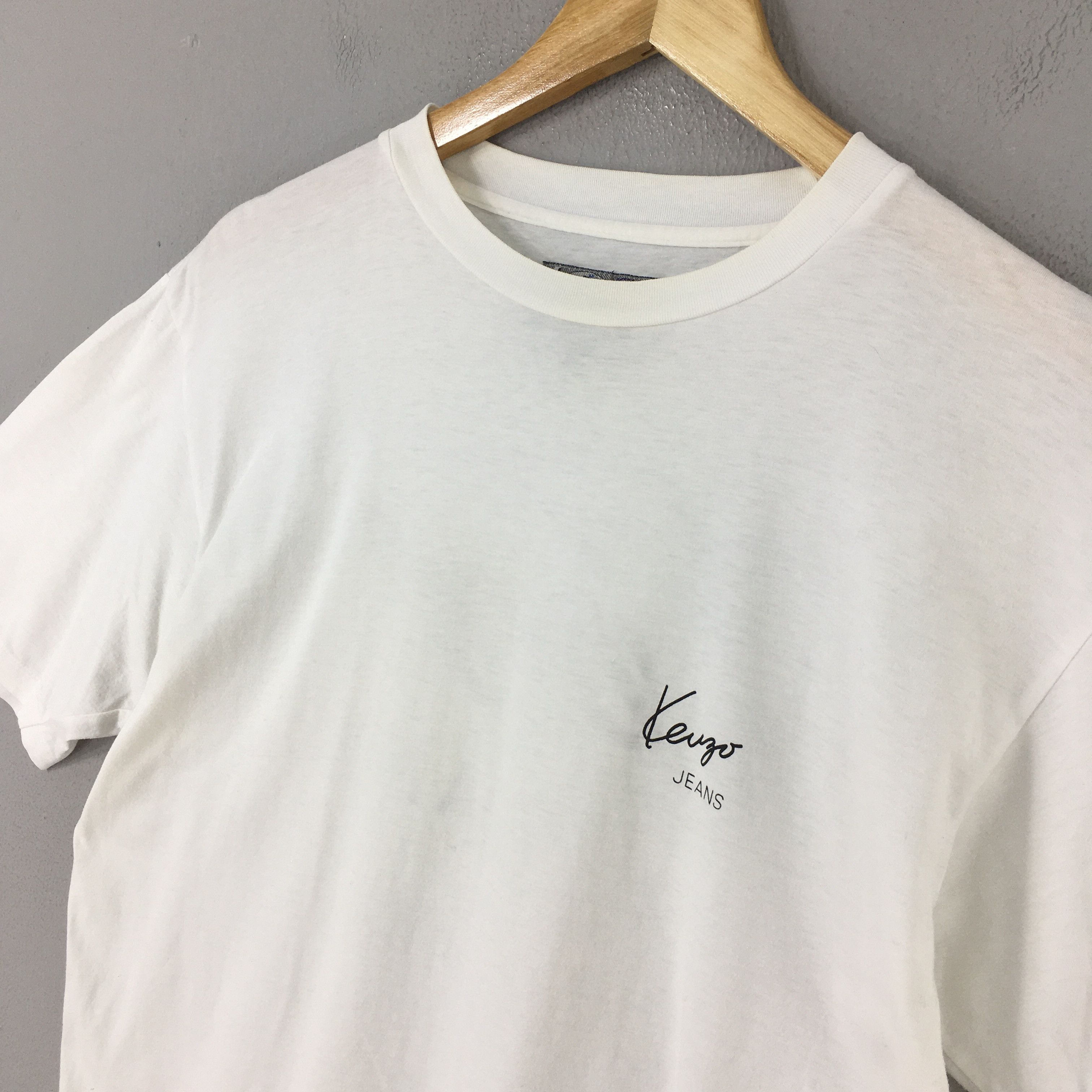 Kenzo Vintage Kenzo Japan Kanagawa White Tshirt Medium Size US M / EU 48-50 / 2 - 3 Thumbnail