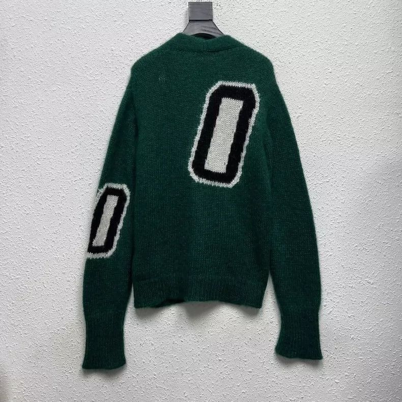 Louis Vuitton LOUIS VUITTON Mohair green monogrammed sweater 2504-Nextarr Size US XS / EU 42 / 0 - 2 Thumbnail