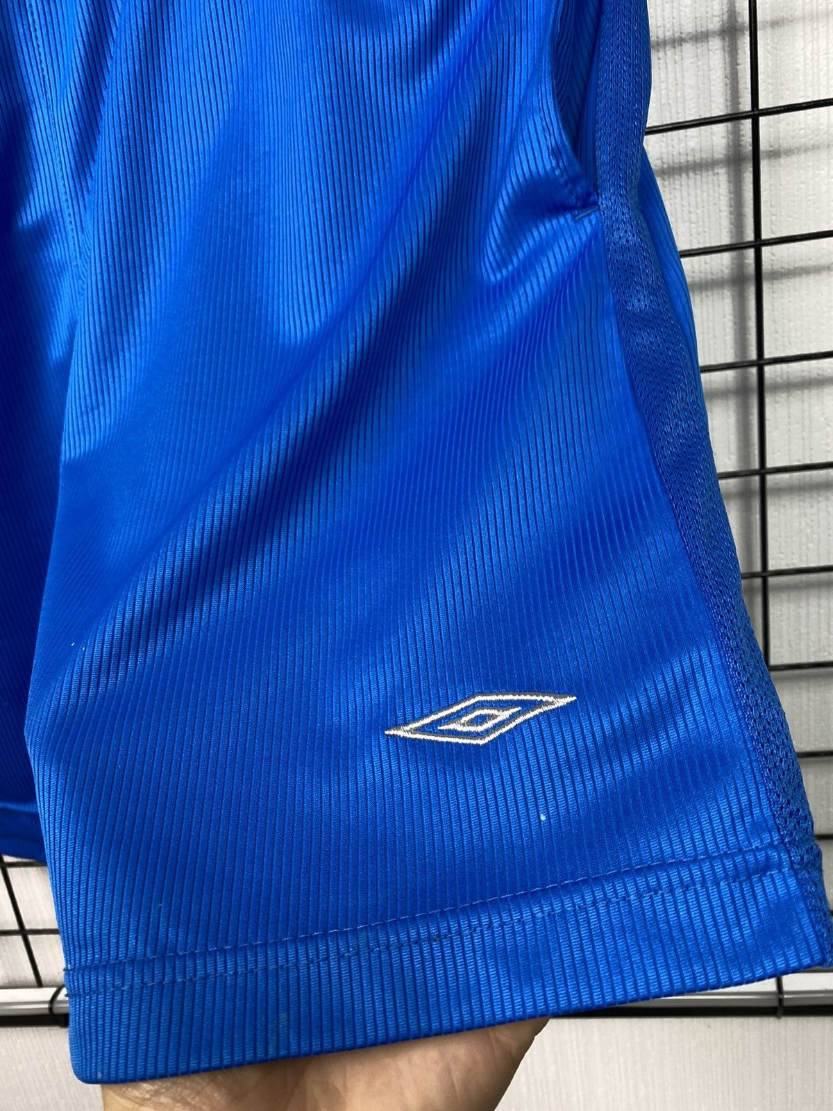 Umbro × Vintage Vintage England Umbro National Team Shorts Football Blue Men Size US 36 / EU 52 - 5 Thumbnail