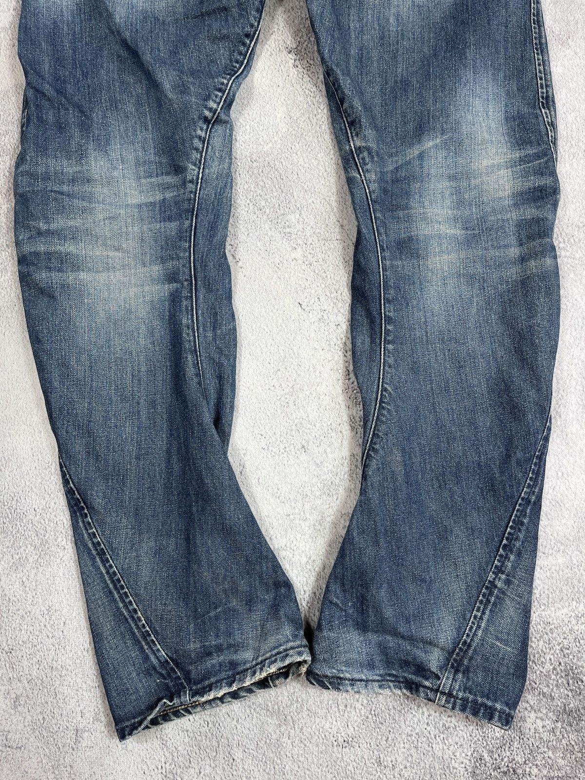 G-Star × Vintage Vintage Y2K G-star RAW 3D Low faded denim jeans size 28 Size 28" / US 6 / IT 42 - 3 Thumbnail