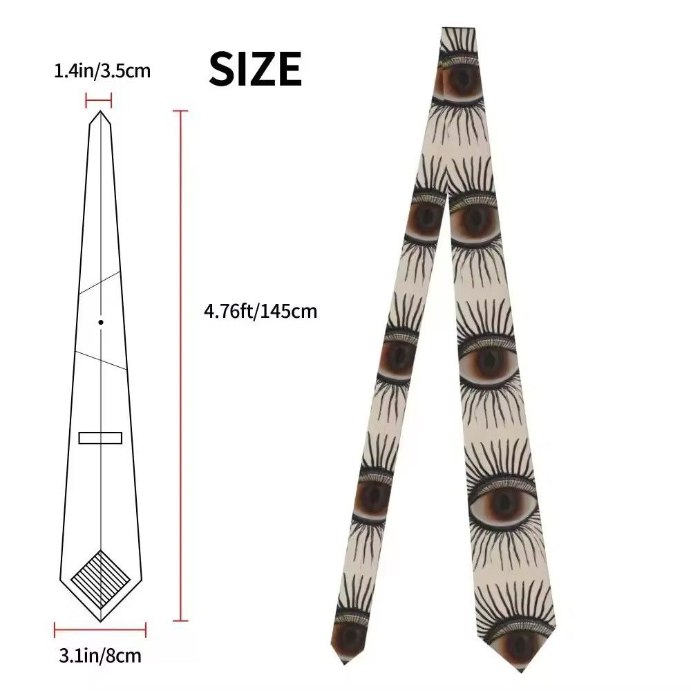 Other Eye Retro Casual Collar Neck Ties Size ONE SIZE - 2 Thumbnail