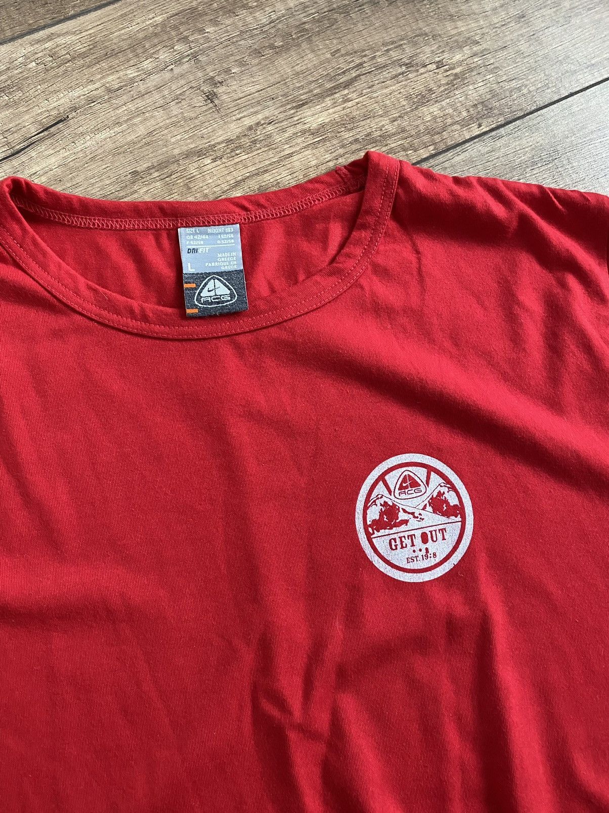 Nike ACG Vintage Nike ACG Get Out Long Sleeve T Shirt Size US L / EU 52-54 / 3 - 3 Thumbnail