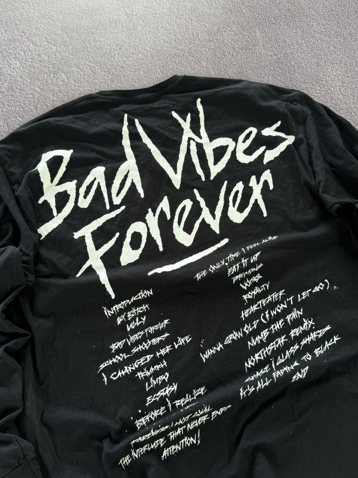 Rap Tees XXXTENTACION Bad Vibes Forever People Suck Longsleeve Size US XXL / EU 58 / 5 - 6 Thumbnail