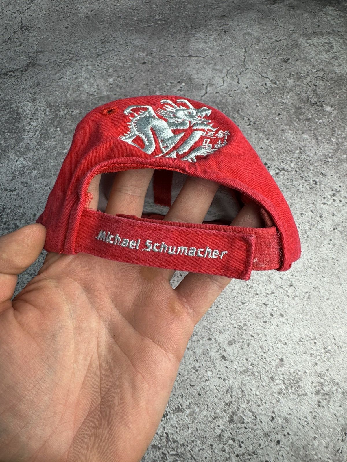 Ferrari × Formula 1 Michael Schumacher Ferrari F1 Cap Hat Vintage Size ONE SIZE - 7 Thumbnail