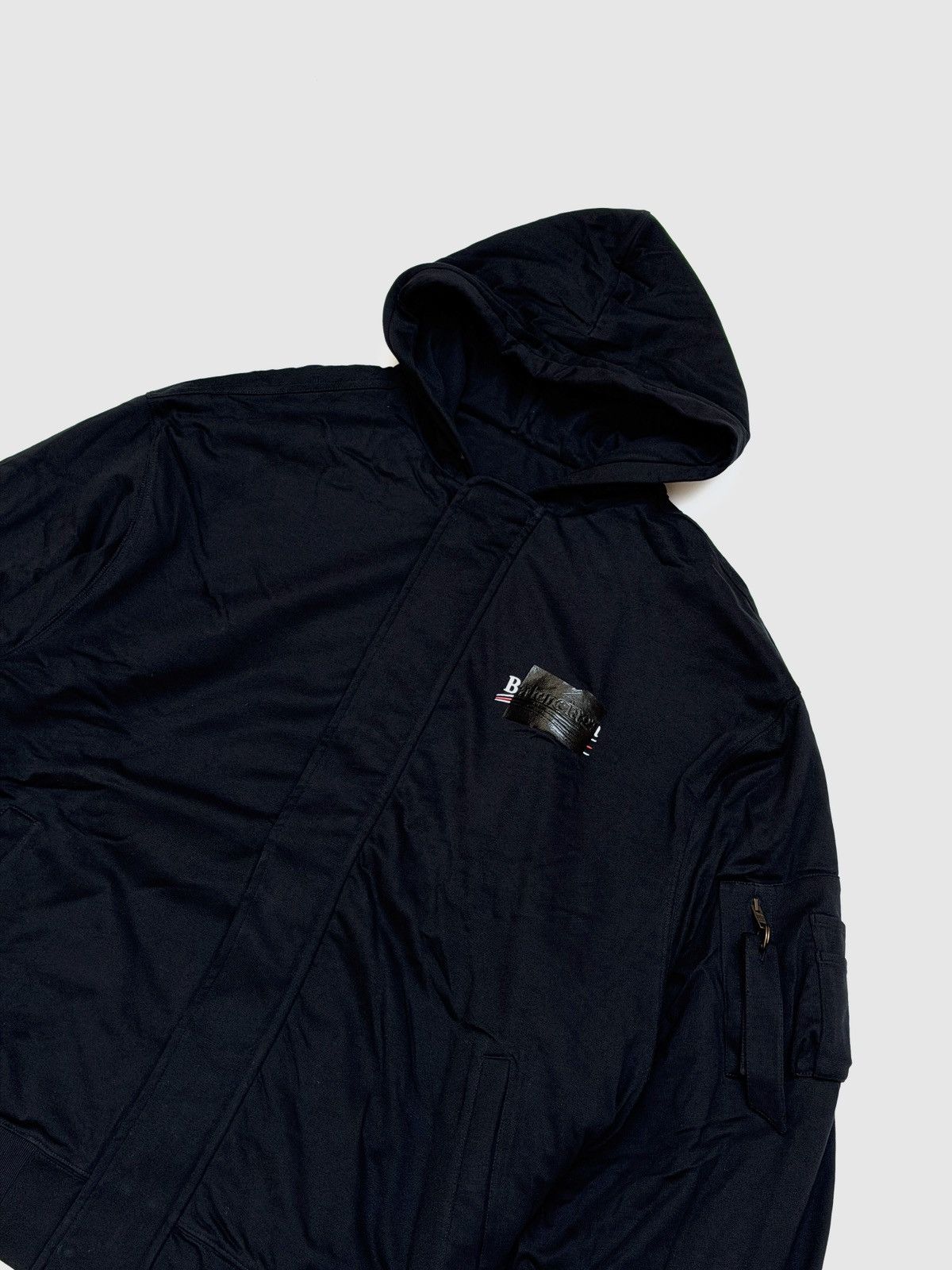 Balenciaga Balenciaga Jersey Padded Gaffer Zip Up Hooded Bombers Size US XS / EU 42 / 0 - 3 Thumbnail
